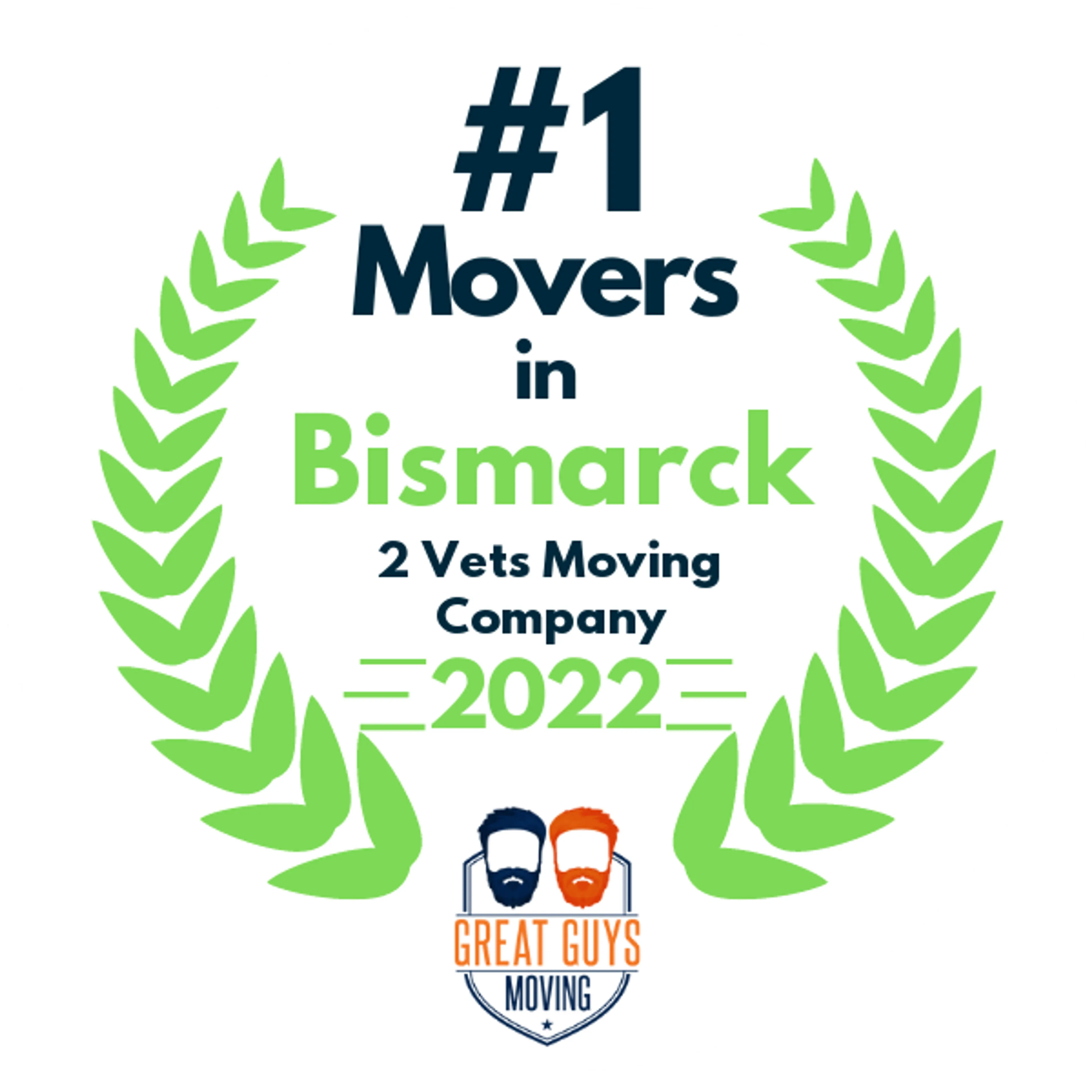 #1 Ranked Movers in Fargo, ND 2022 award