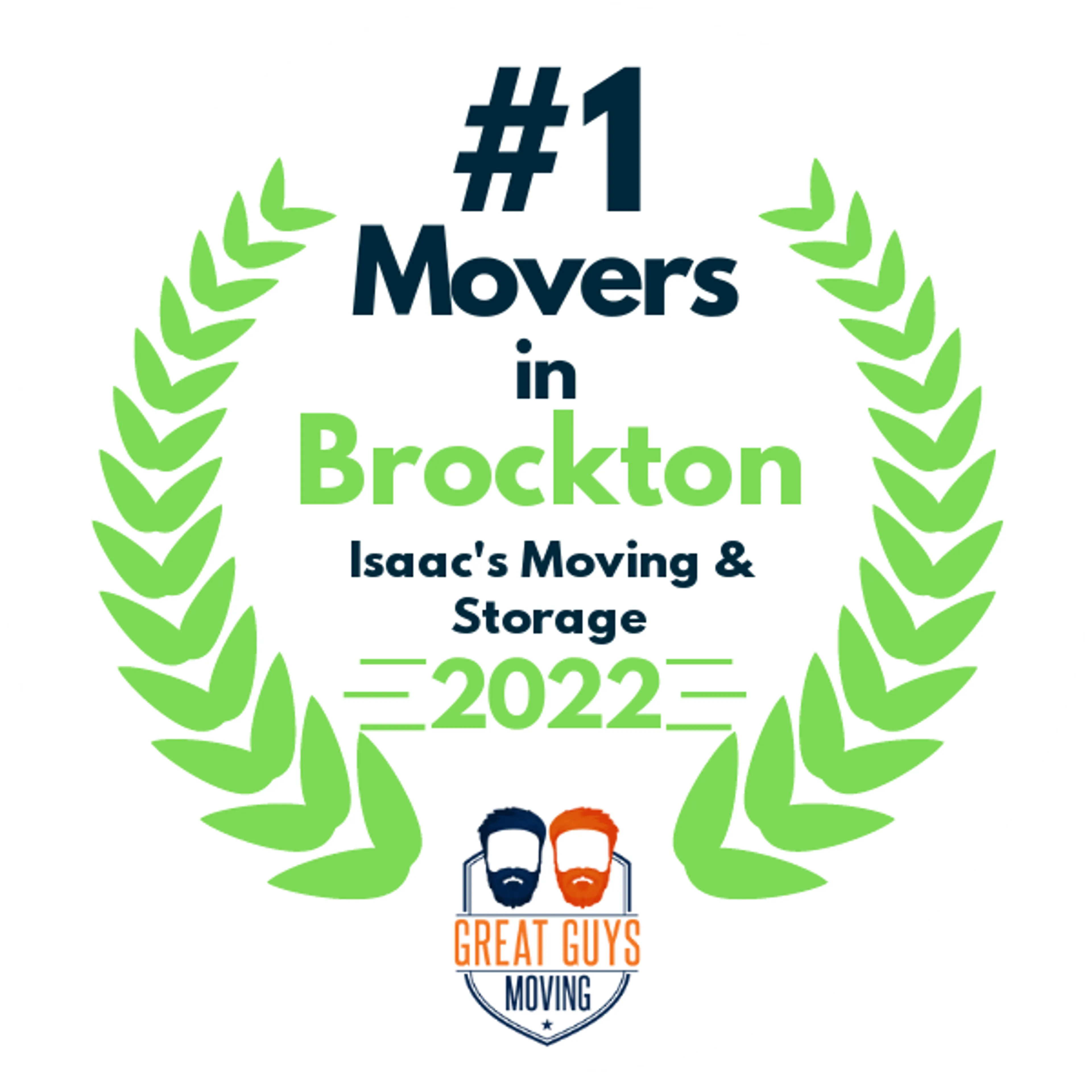 #1 Ranked Movers in Worcester, MA 2022 award