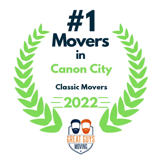 #1 Ranked Movers in Colorado Springs, CO 2022 award