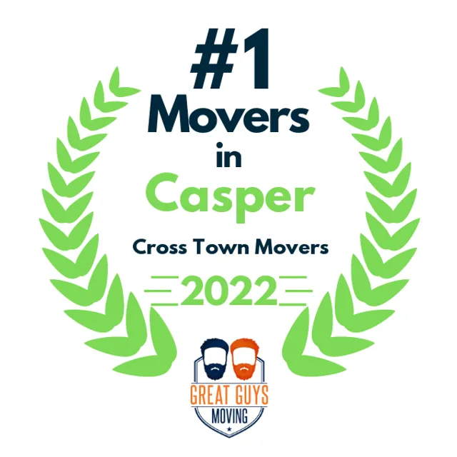 #1 Ranked Movers in Casper, WY 2022 award