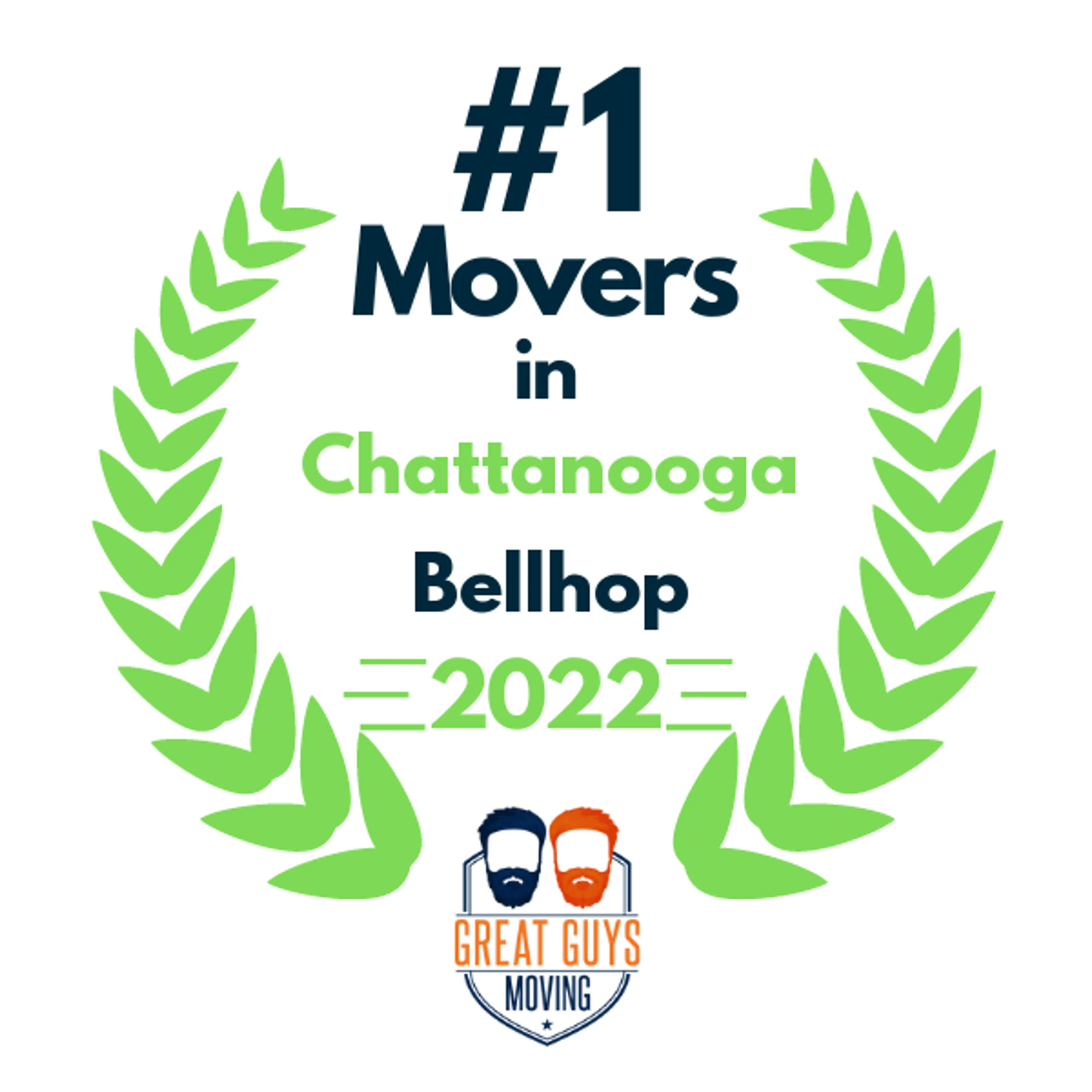 #1 Ranked Movers in Chattanooga, TN 2022 award
