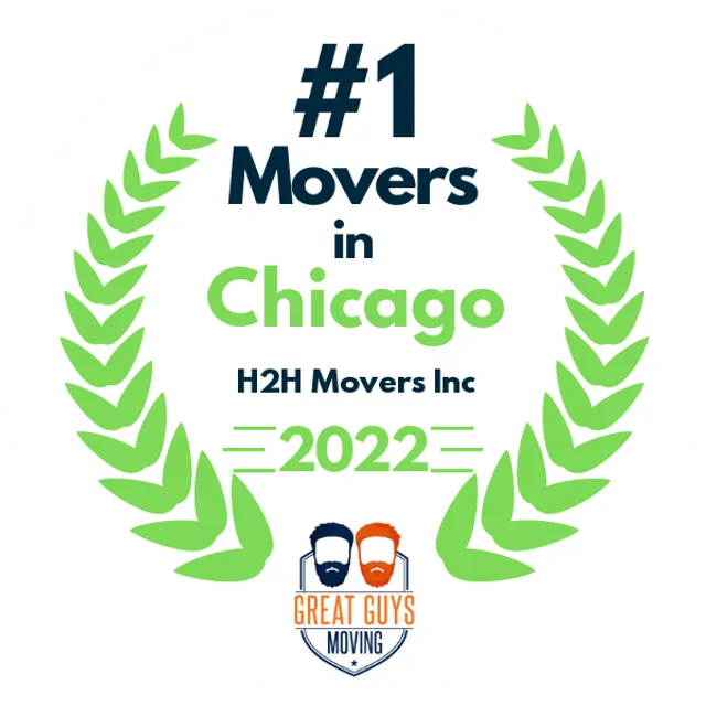 #1 Ranked Movers in Chicago, IL 2022 award