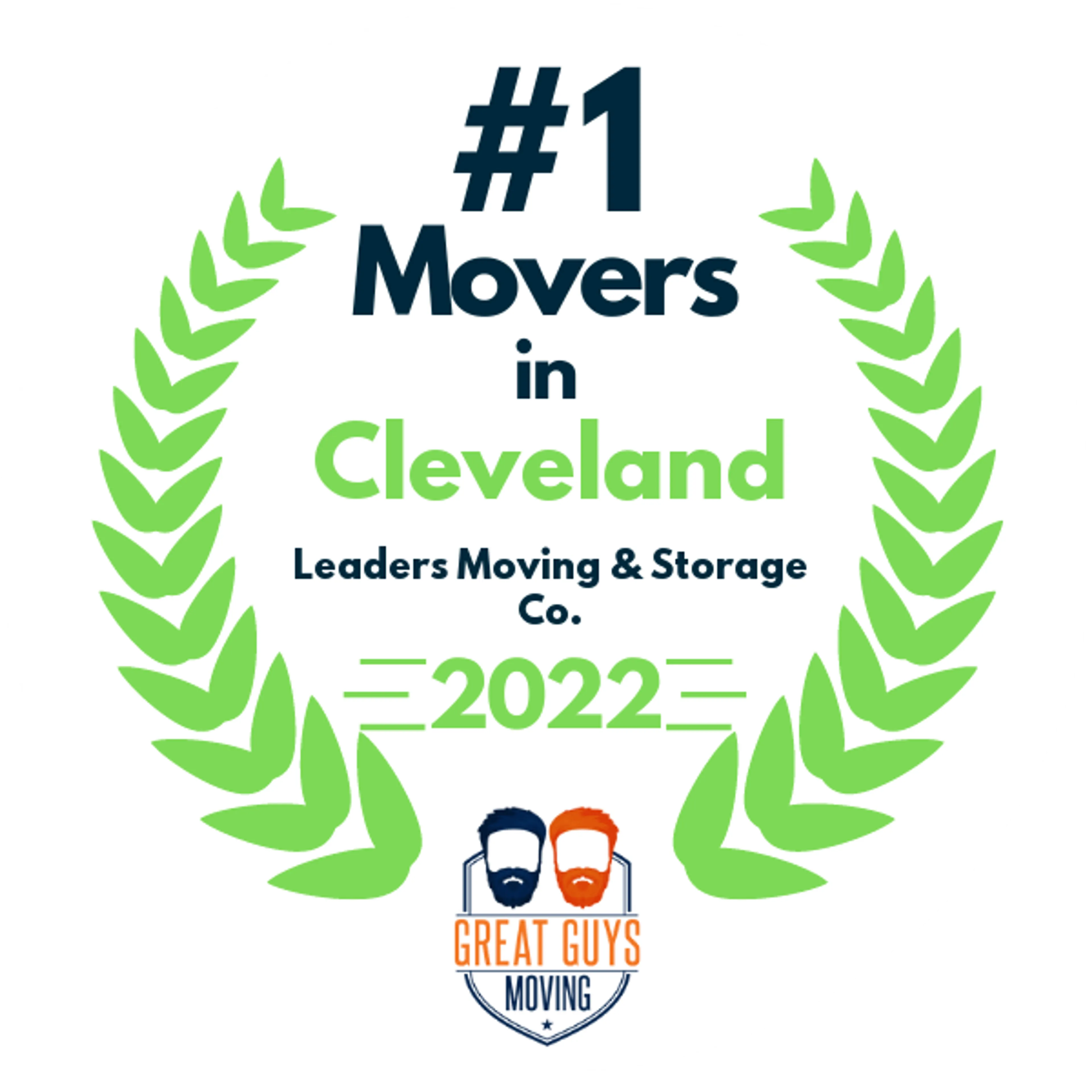 #1 Ranked Movers in Cleveland, OH 2022 award