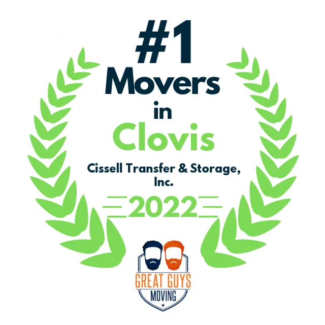 #1 Ranked Movers in Clovis, NM 2022 award