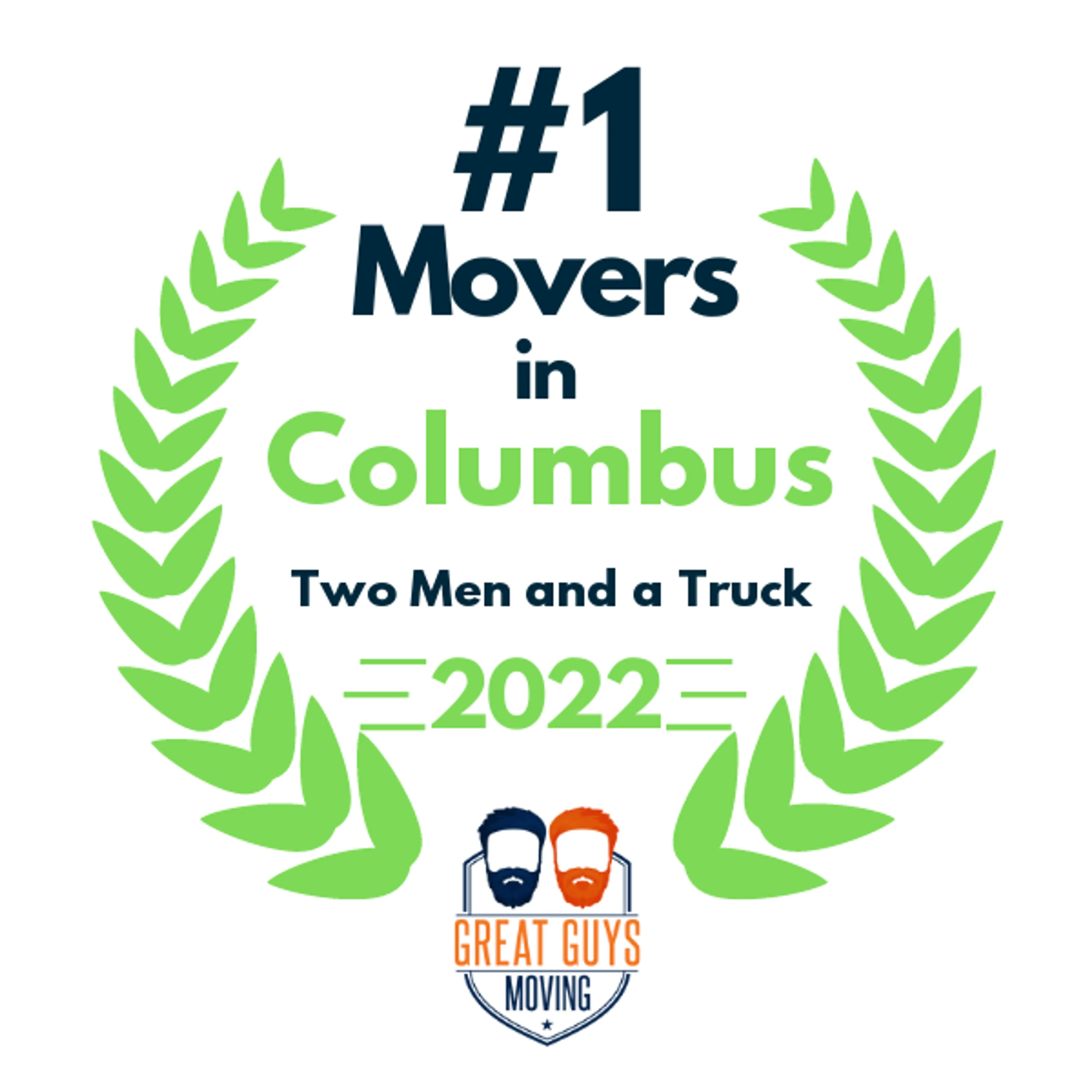 #1 Ranked Movers in Columbus, GA 2022 award