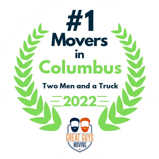 #1 Ranked Movers in Columbus, GA 2022 award