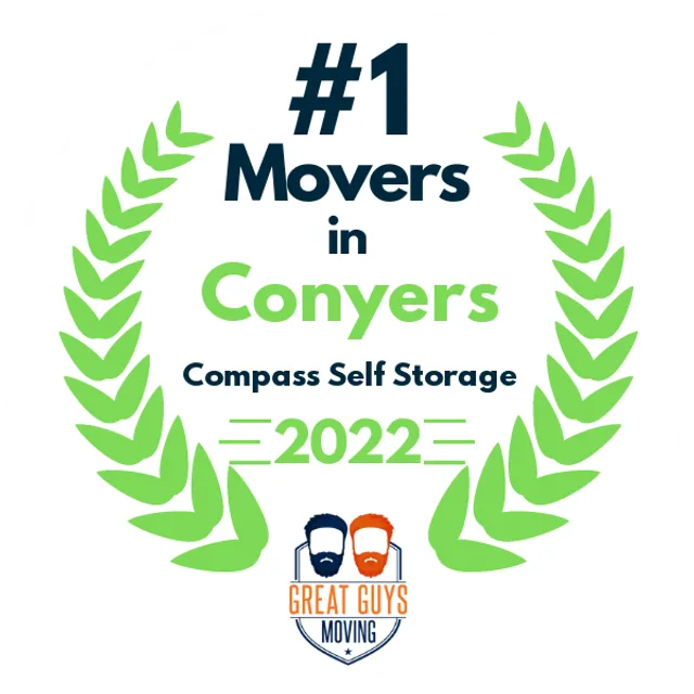 #1 Ranked Movers in Conyers, GA 2022 award