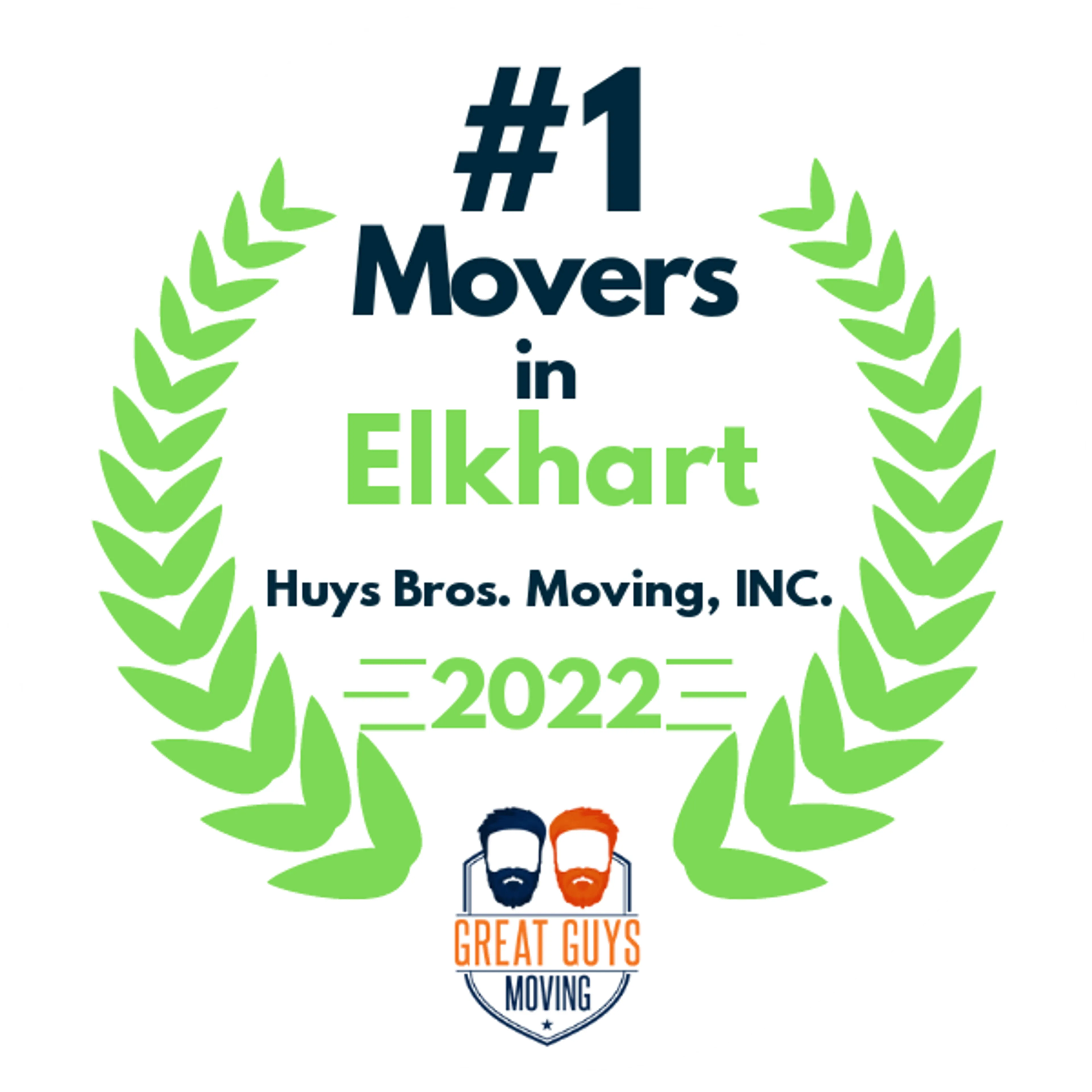#1 Ranked Movers in South Bend, IN 2022 award