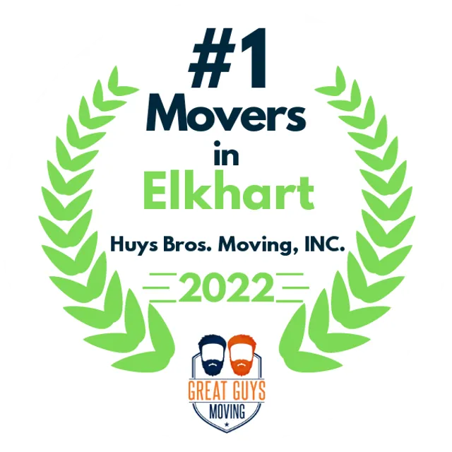 #1 Ranked Movers in South Bend, IN 2022 award