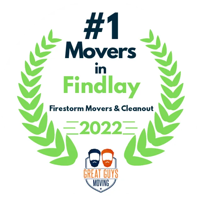 #1 Ranked Movers in Toledo, OH 2022 award