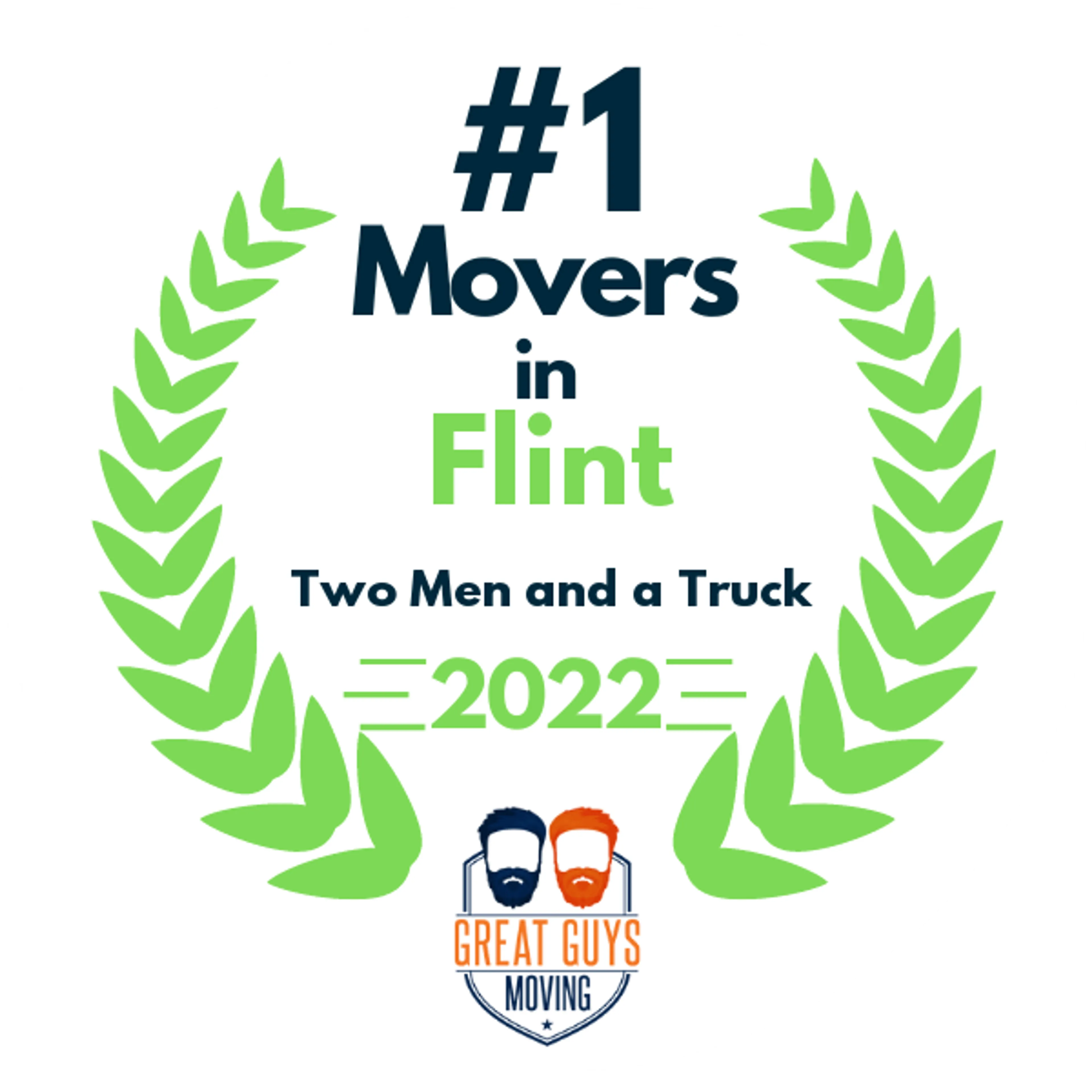 #1 Ranked Movers in Flint, MI 2022 award