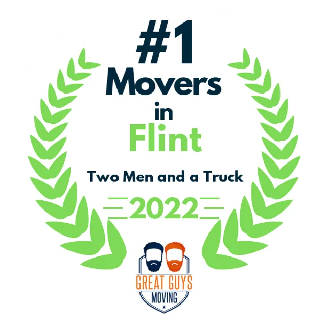 #1 Ranked Movers in Flint, MI 2022 award