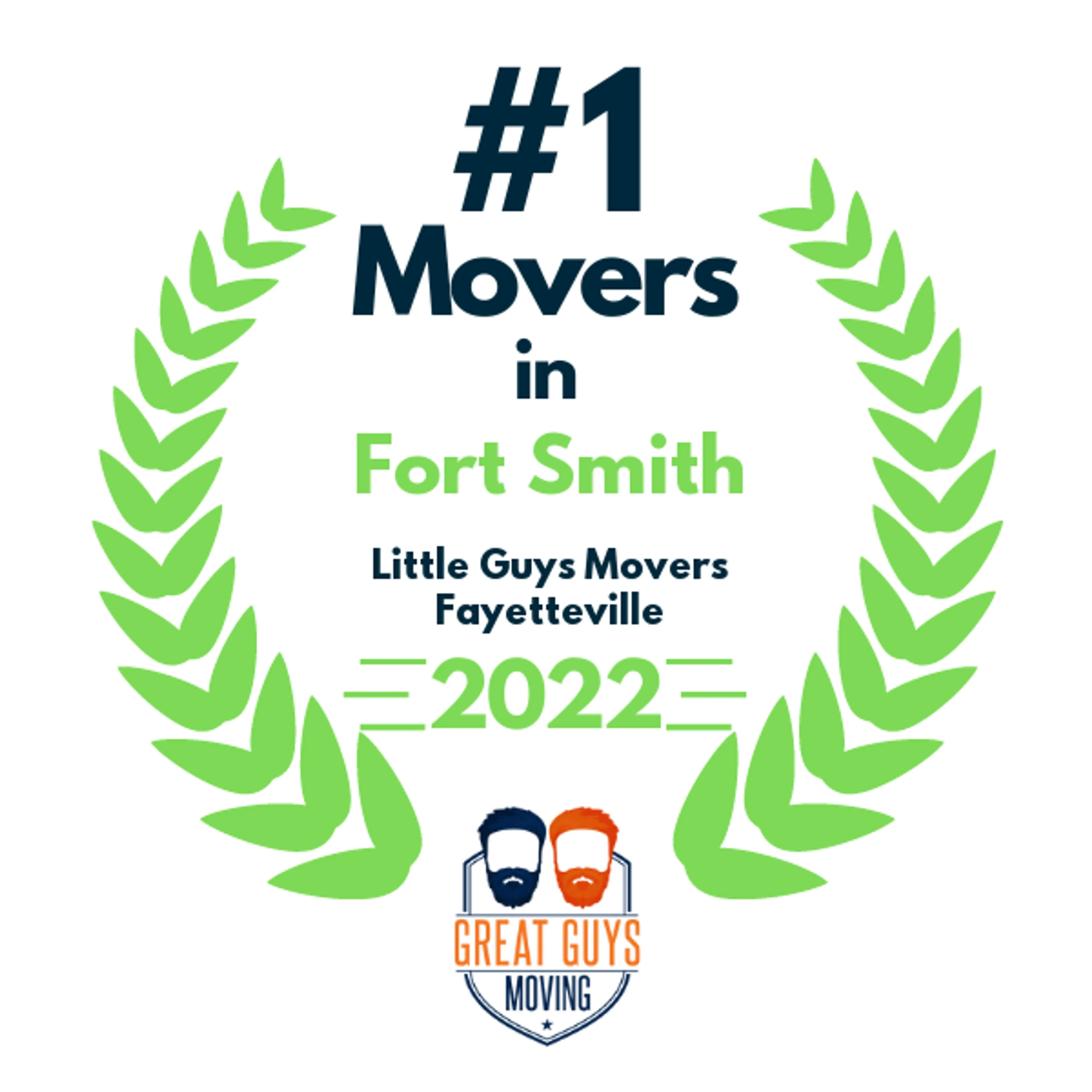 #1 Ranked Movers in Fort Smith, AR 2022 award