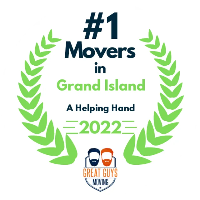 #1 Ranked Movers in Grand Island, NE 2022 award