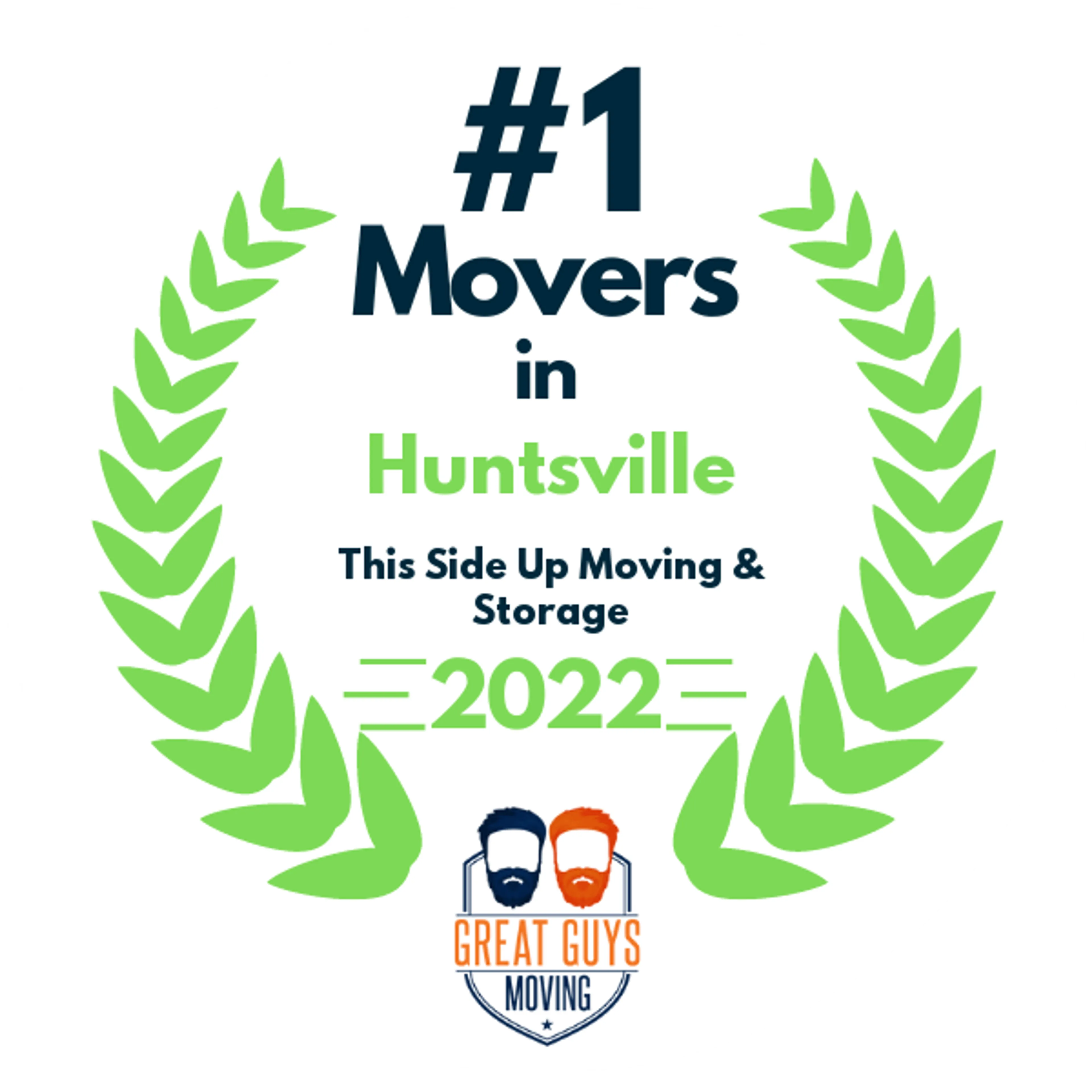#1 Ranked Movers in Birmingham, AL 2022 award