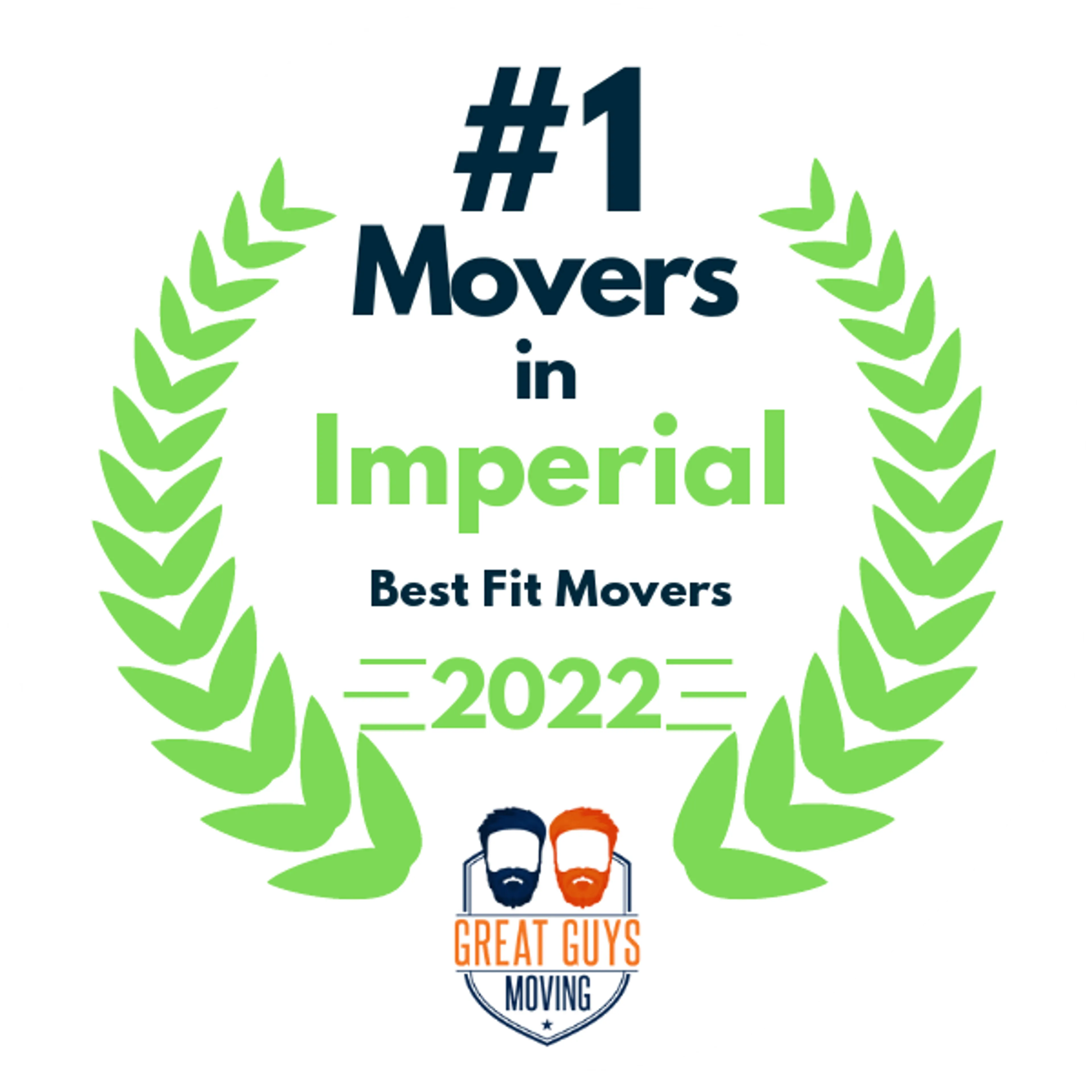 #1 Ranked Movers in San Diego, CA 2022 award
