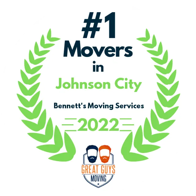 #1 Ranked Movers in Asheville, NC 2022 award