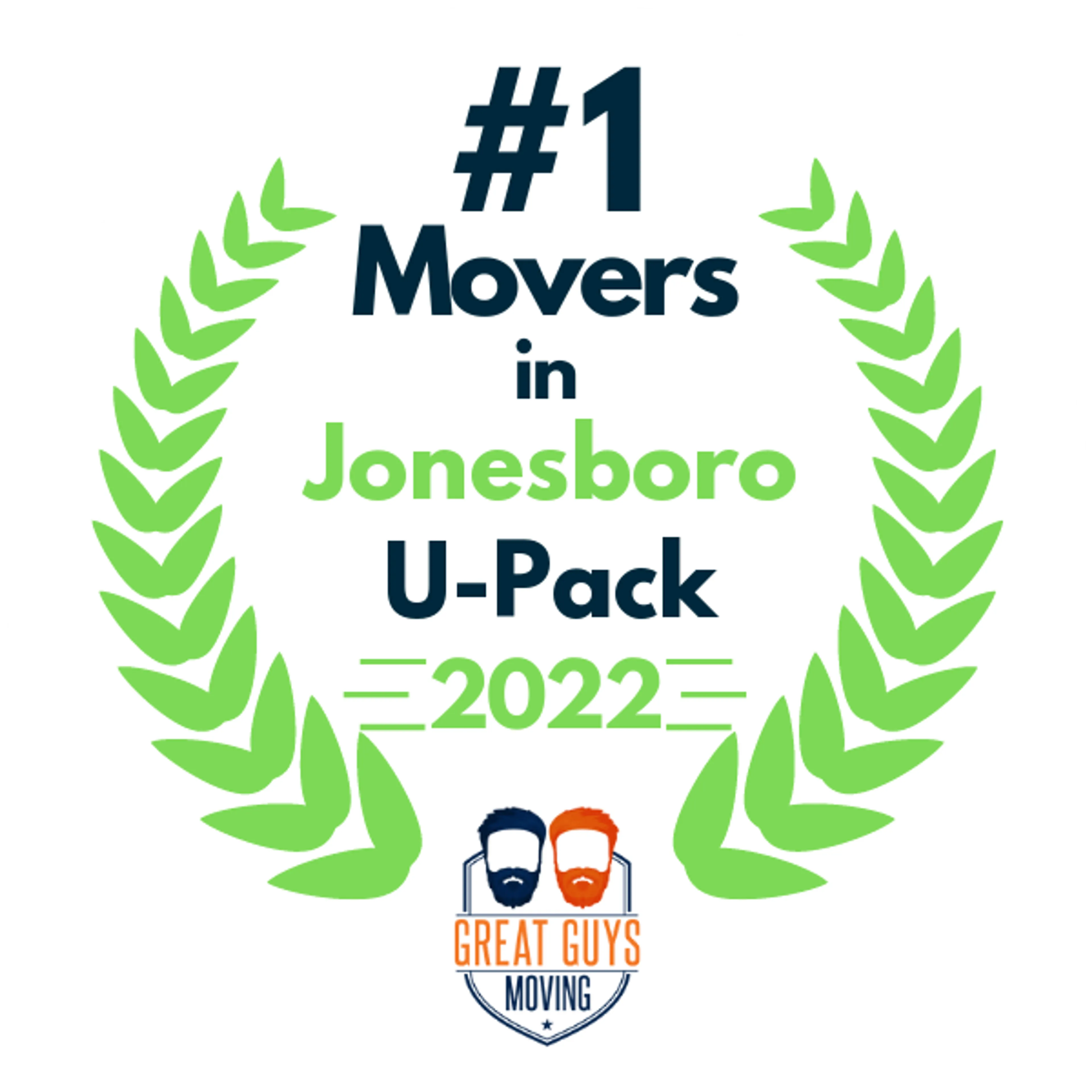 #1 Ranked Movers in Jonesboro, AR 2022 award