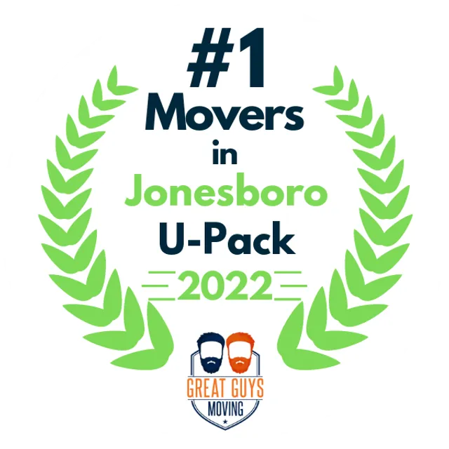 #1 Ranked Movers in Jonesboro, AR 2022 award