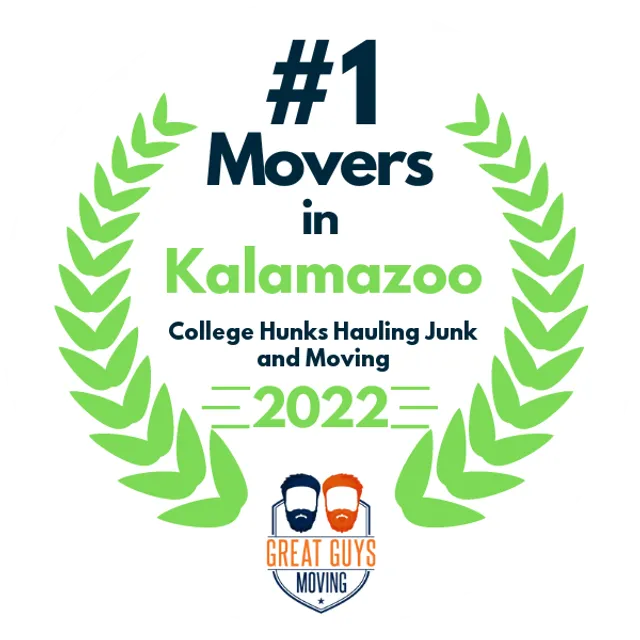 #1 Ranked Movers in Kalamazoo, MI 2022 award