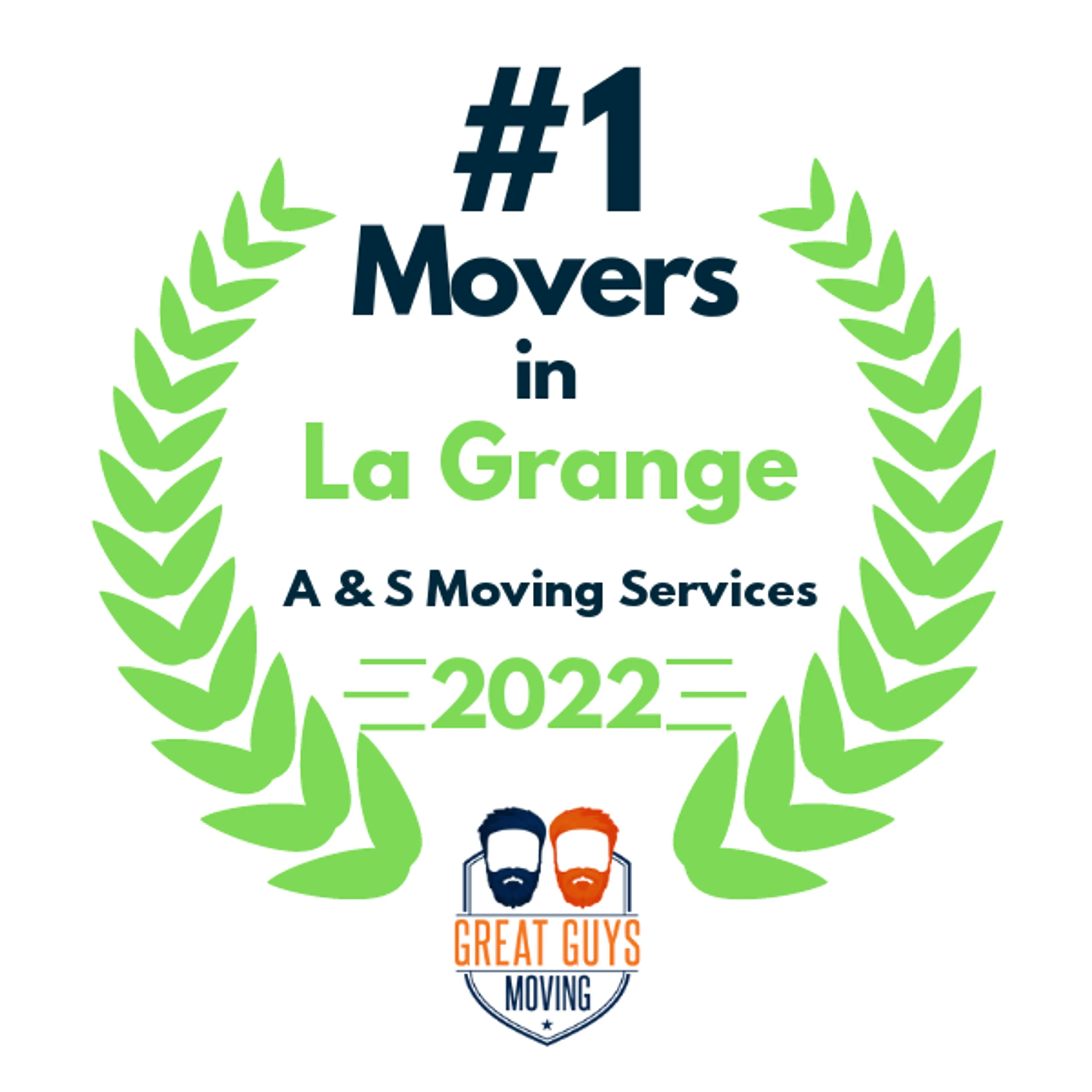 #1 Ranked Movers in Louisville, KY 2022 award