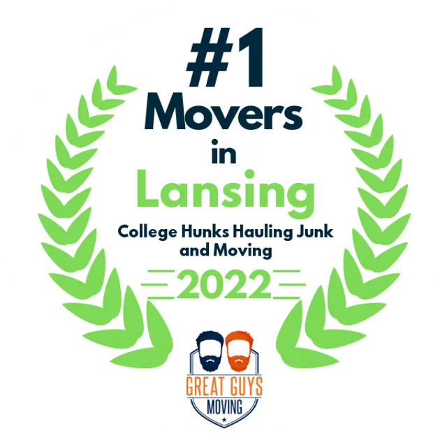 #1 Ranked Movers in Lansing, MI 2022 award