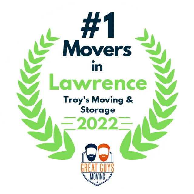 #1 Ranked Movers in Lawrence, MA 2022 award