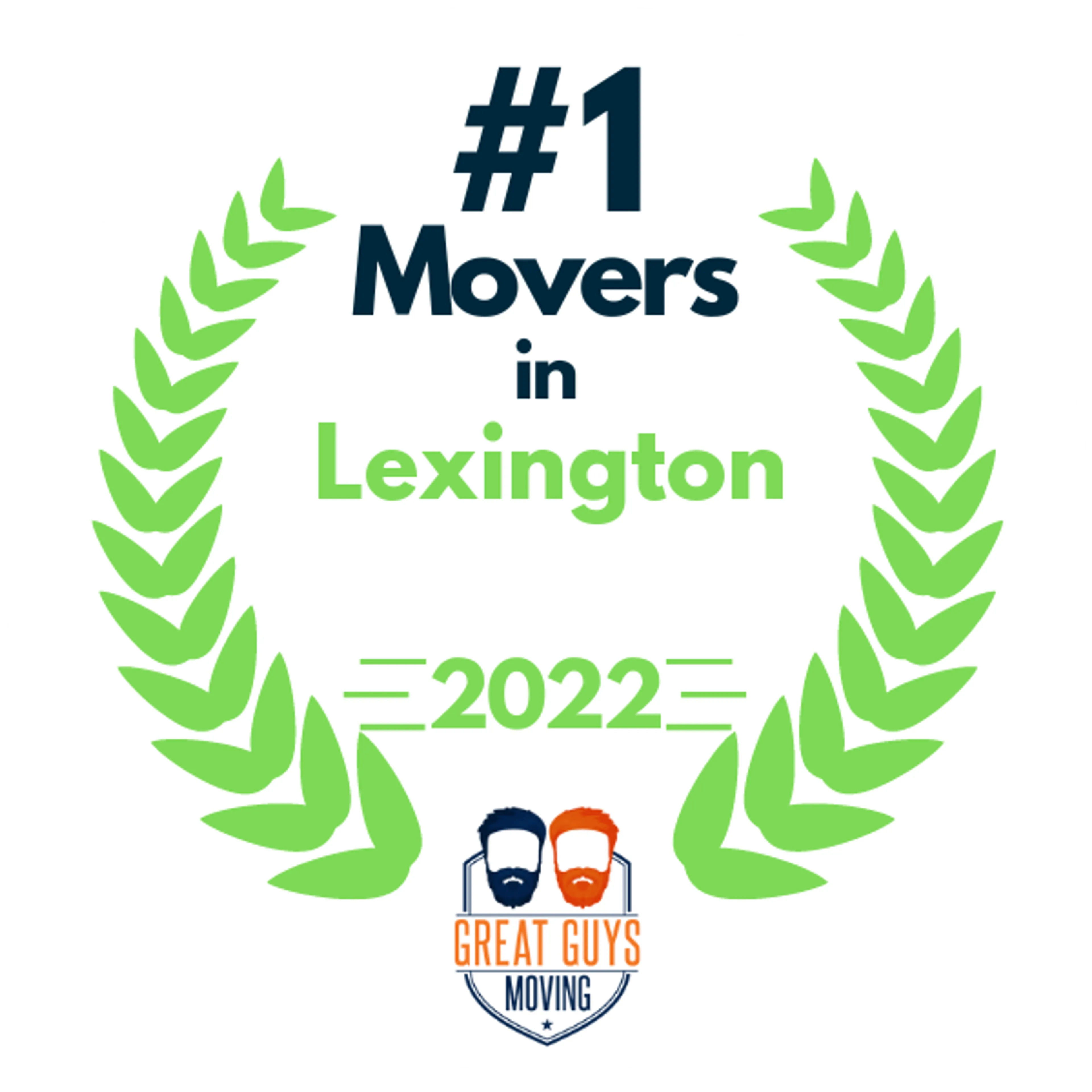 #1 Ranked Movers in Lexington, KY 2022 award
