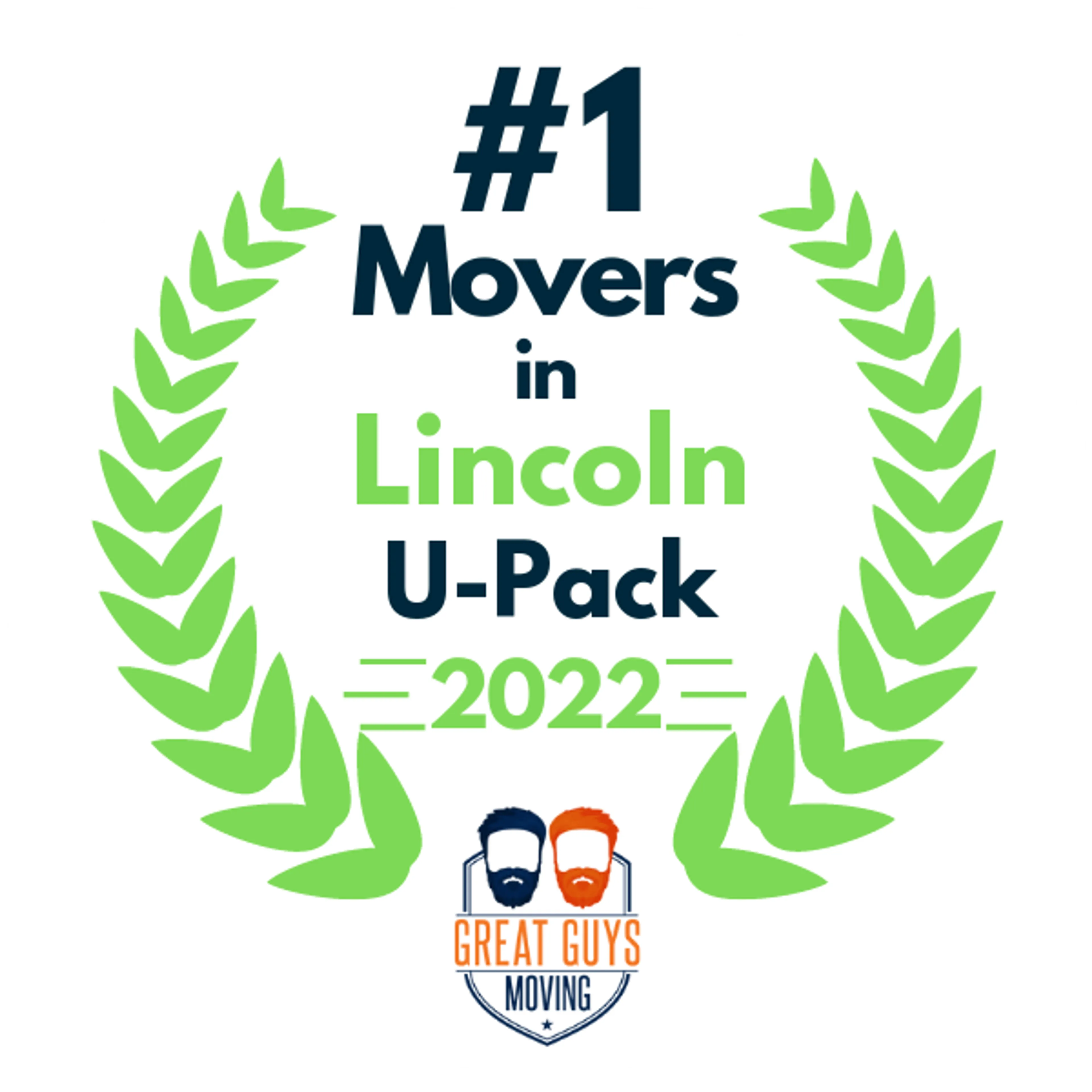 #1 Ranked Movers in Lincoln, NE 2022 award