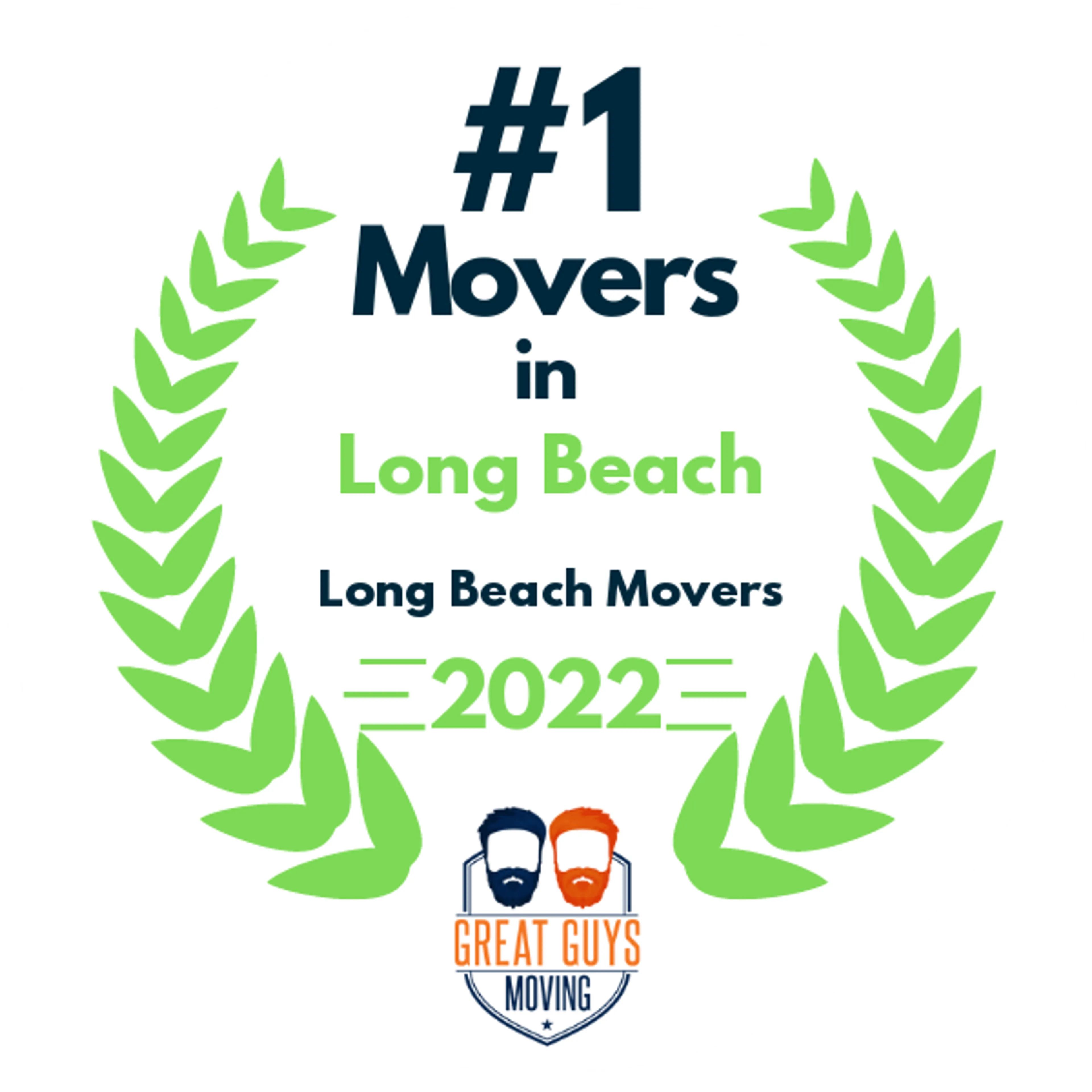 #1 Ranked Movers in Long Beach, CA 2022 award