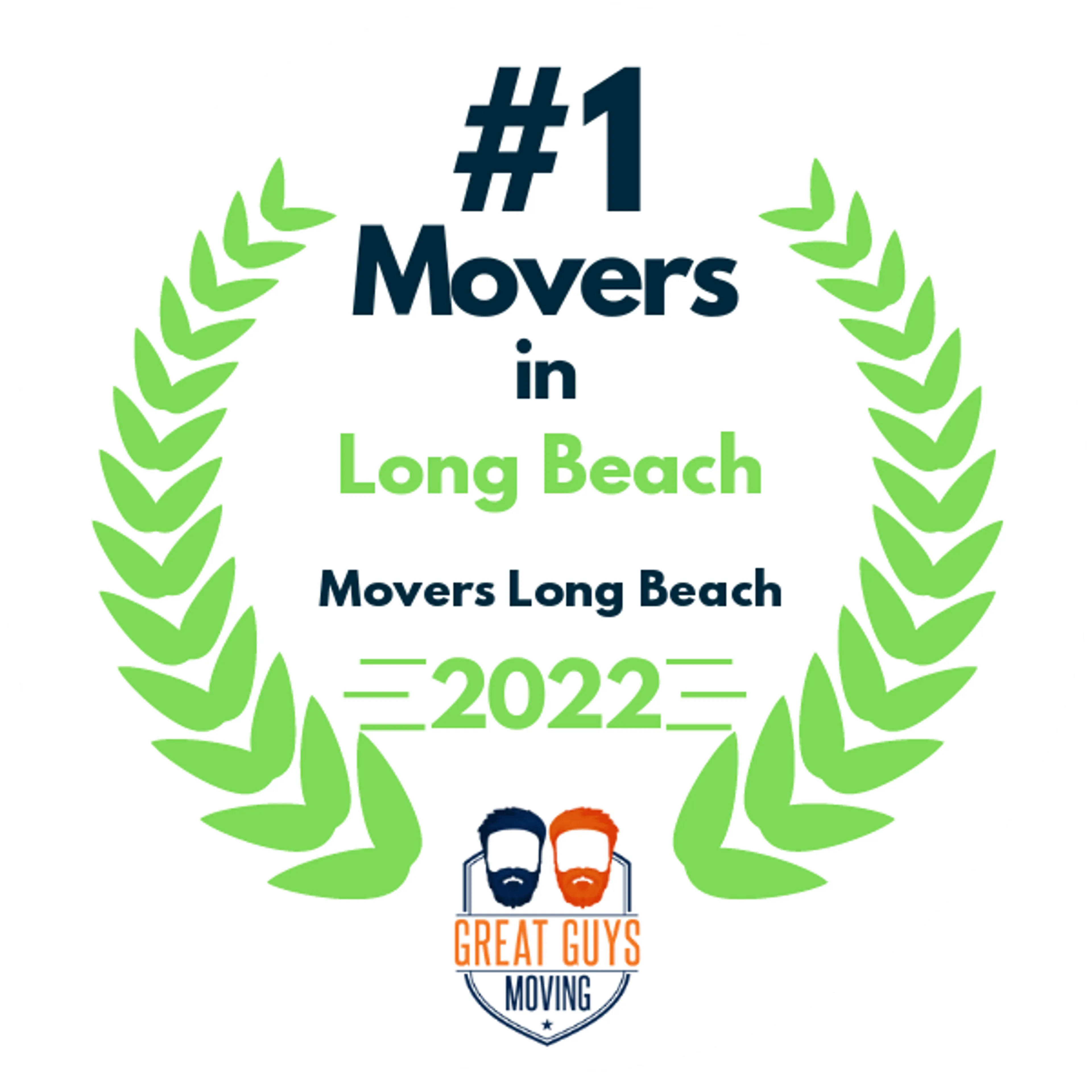 #1 Ranked Movers in Long Beach, CA 2022 award