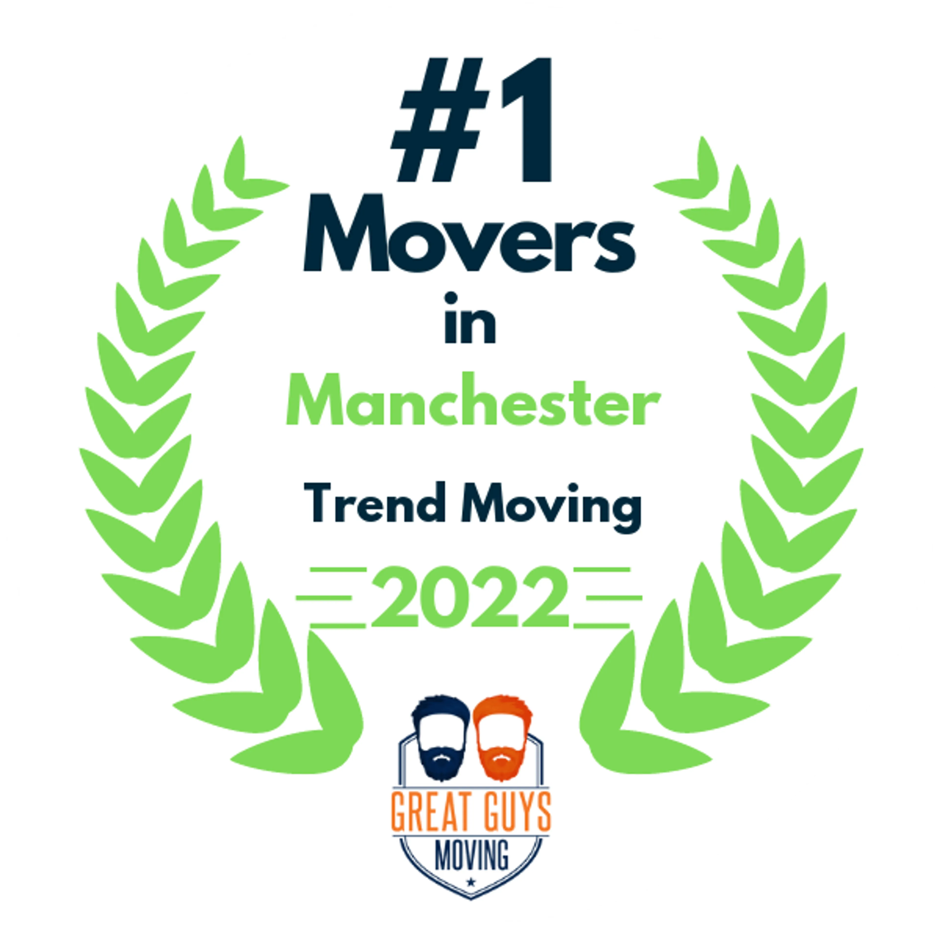 #1 Ranked Movers in Manchester, NH 2022 award