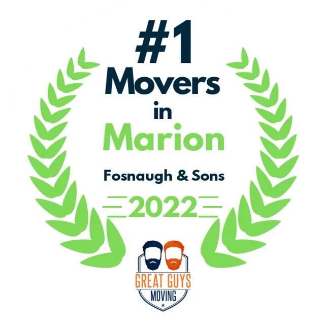 #1 Ranked Movers in Marion, OH 2022 award