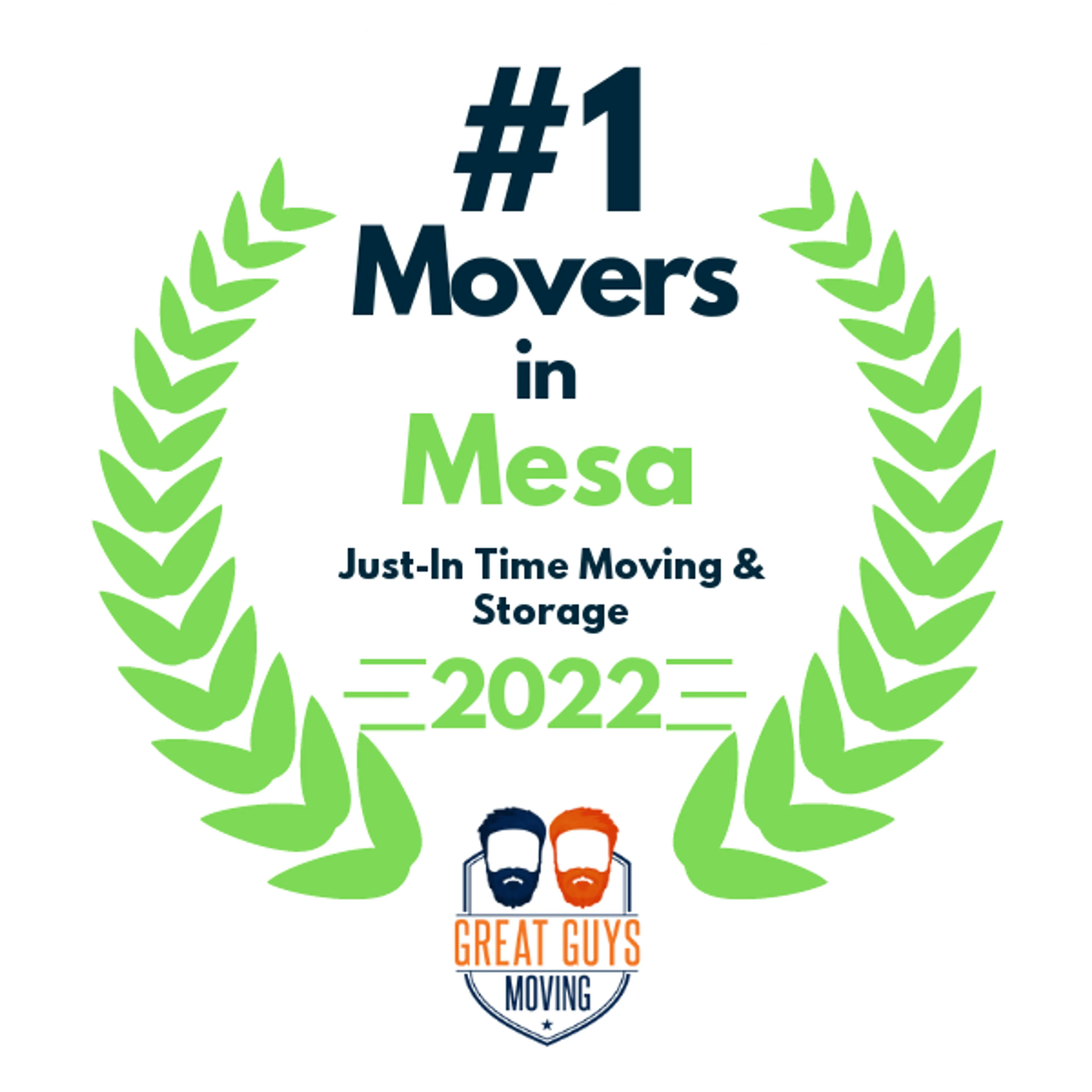 #1 Ranked Movers in Phoenix, AZ 2022 award
