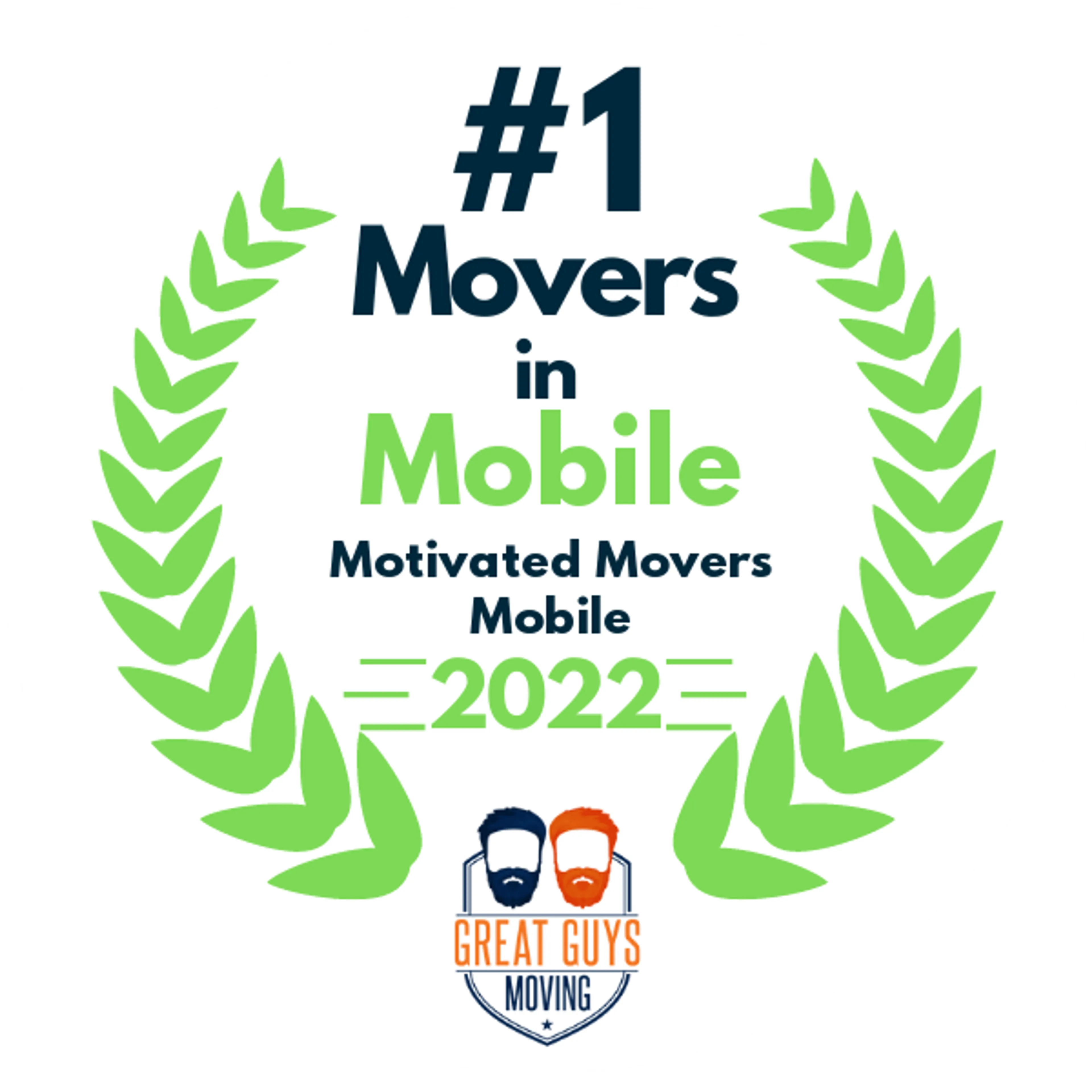 #1 Ranked Movers in Mobile, AL 2022 award
