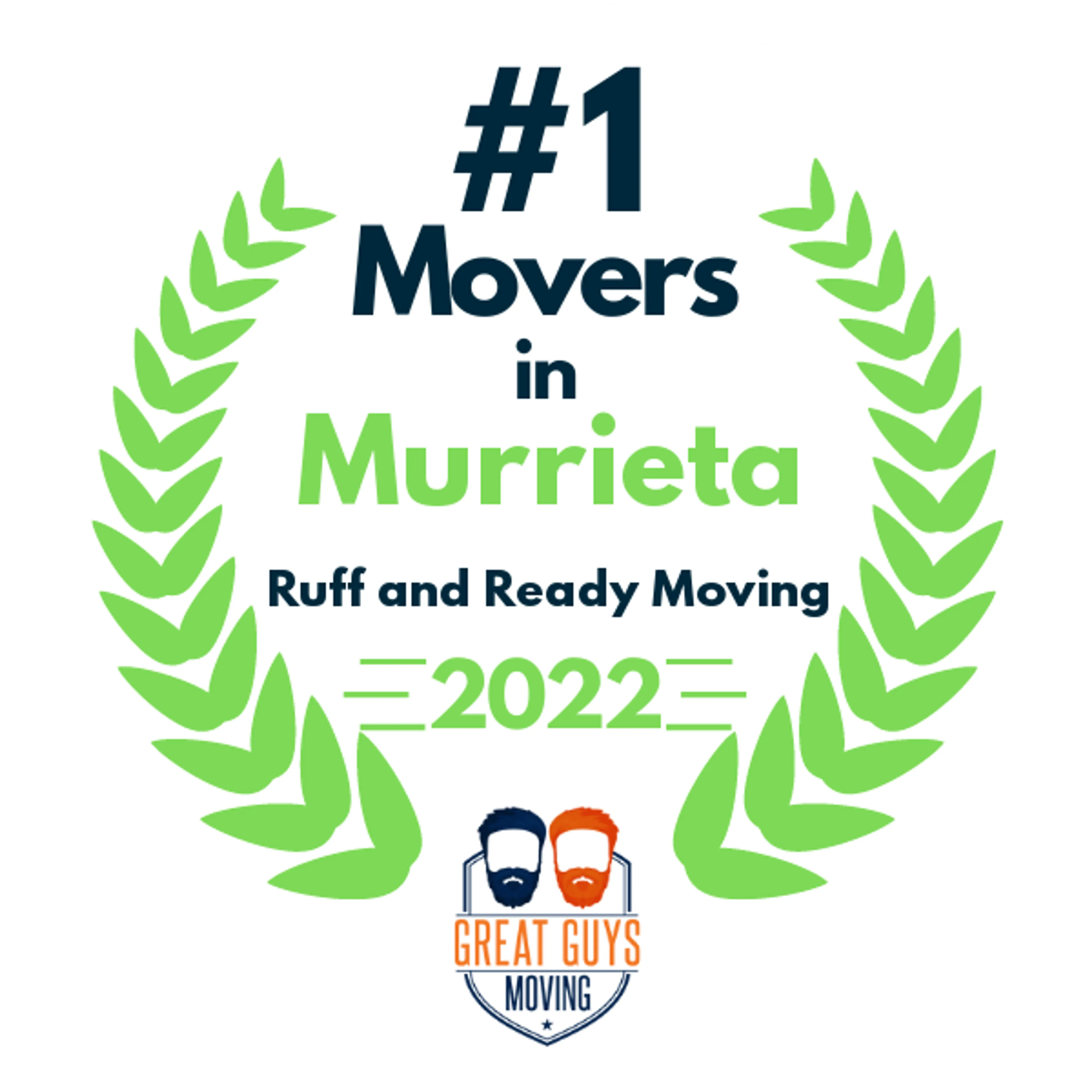#1 Ranked Movers in Anaheim, CA 2022 award