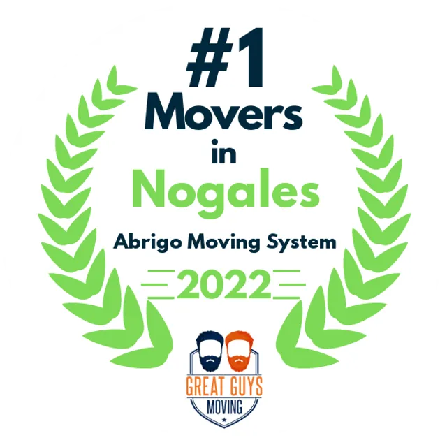 #1 Ranked Movers in Tucson, AZ 2022 award