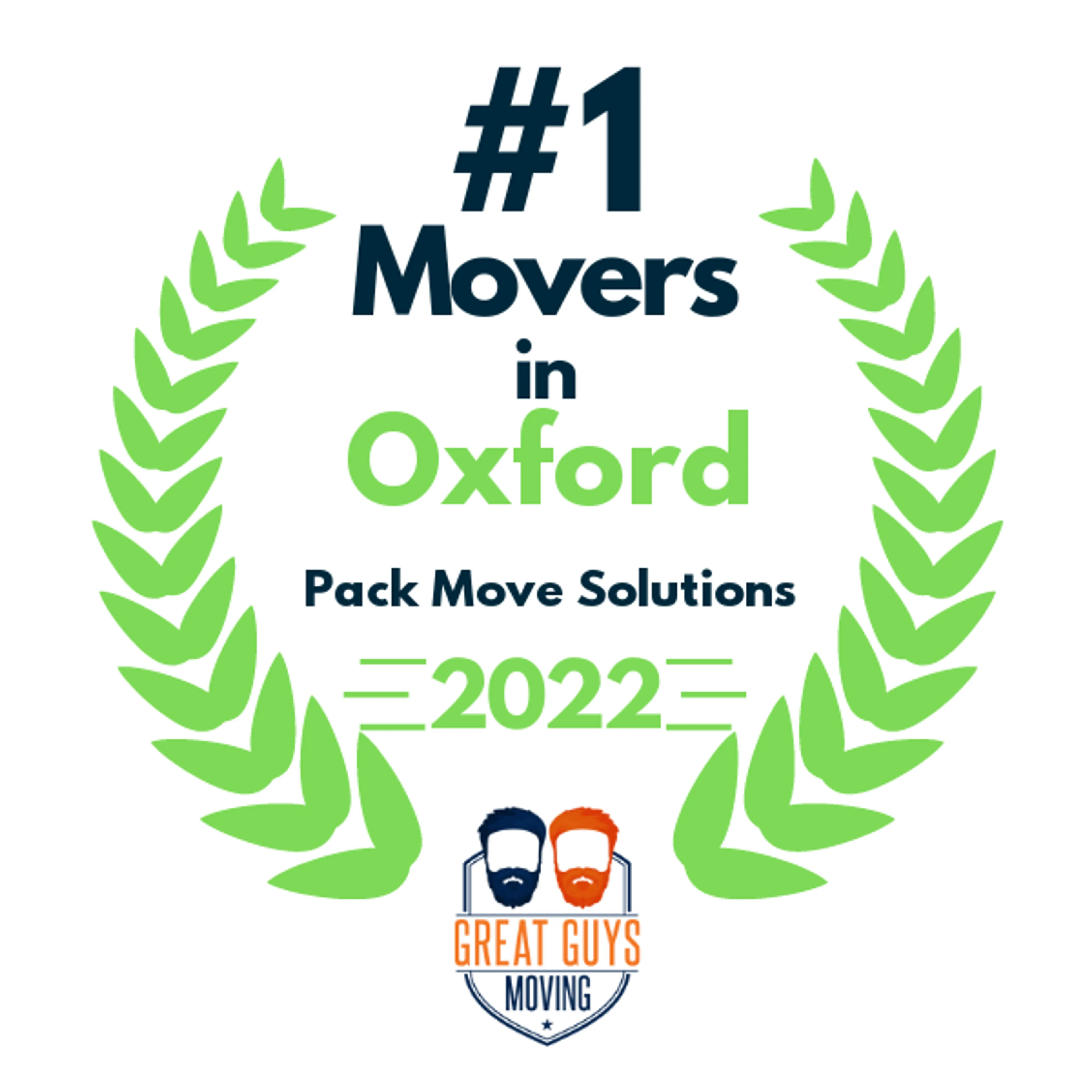 #1 Ranked Movers in Olive Branch, MS 2022 award