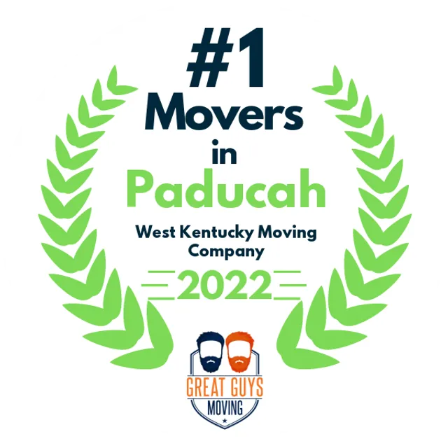 #1 Ranked Movers in Paducah, KY 2022 award