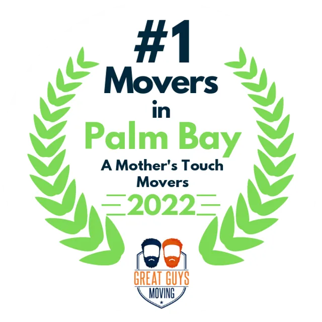 #1 Ranked Movers in Palm Bay, FL 2022 award