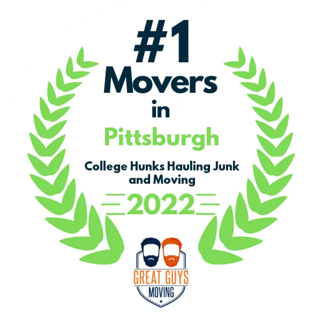 #1 Ranked Movers in Pittsburgh, PA 2022 award