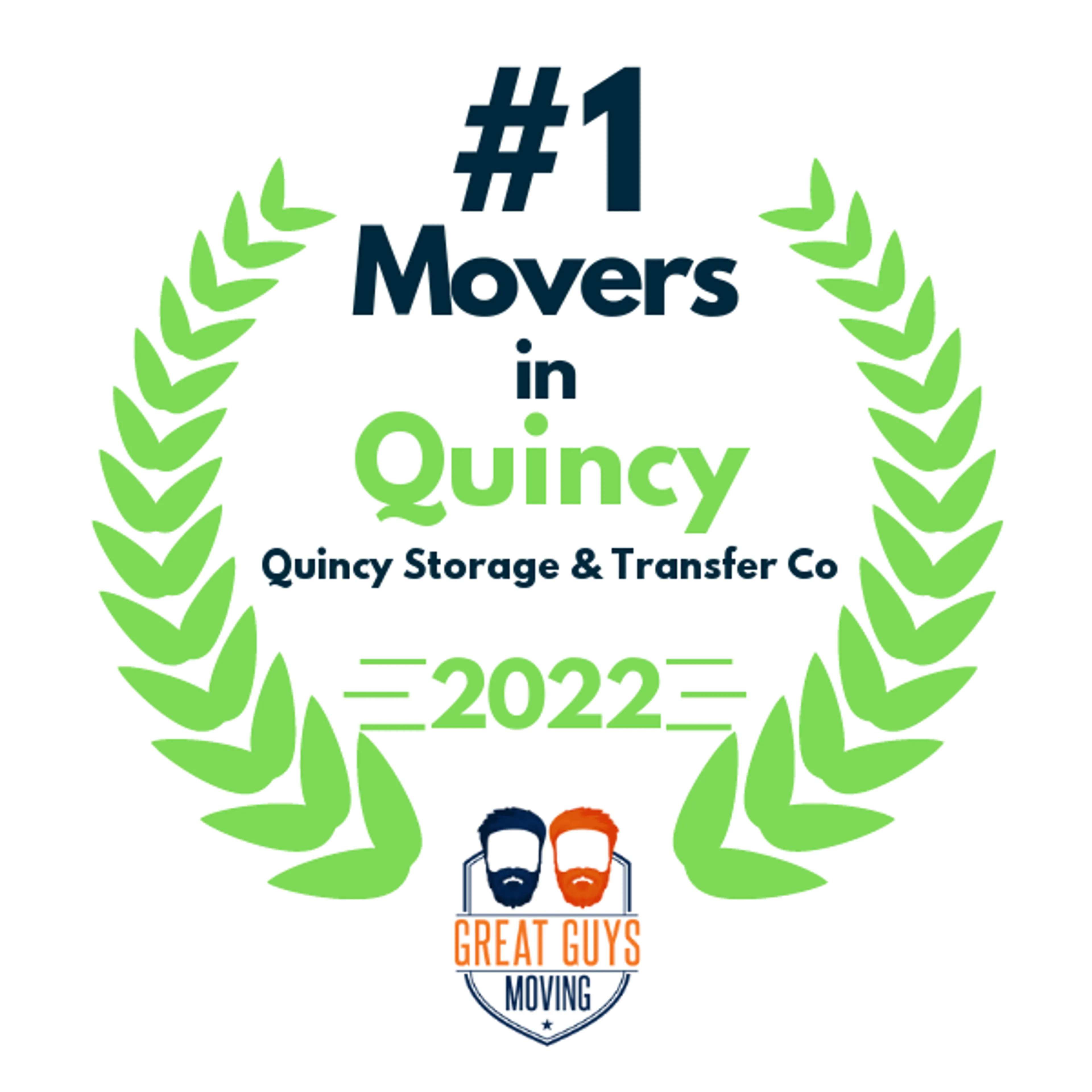 #1 Ranked Movers in Quincy, IL 2022 award