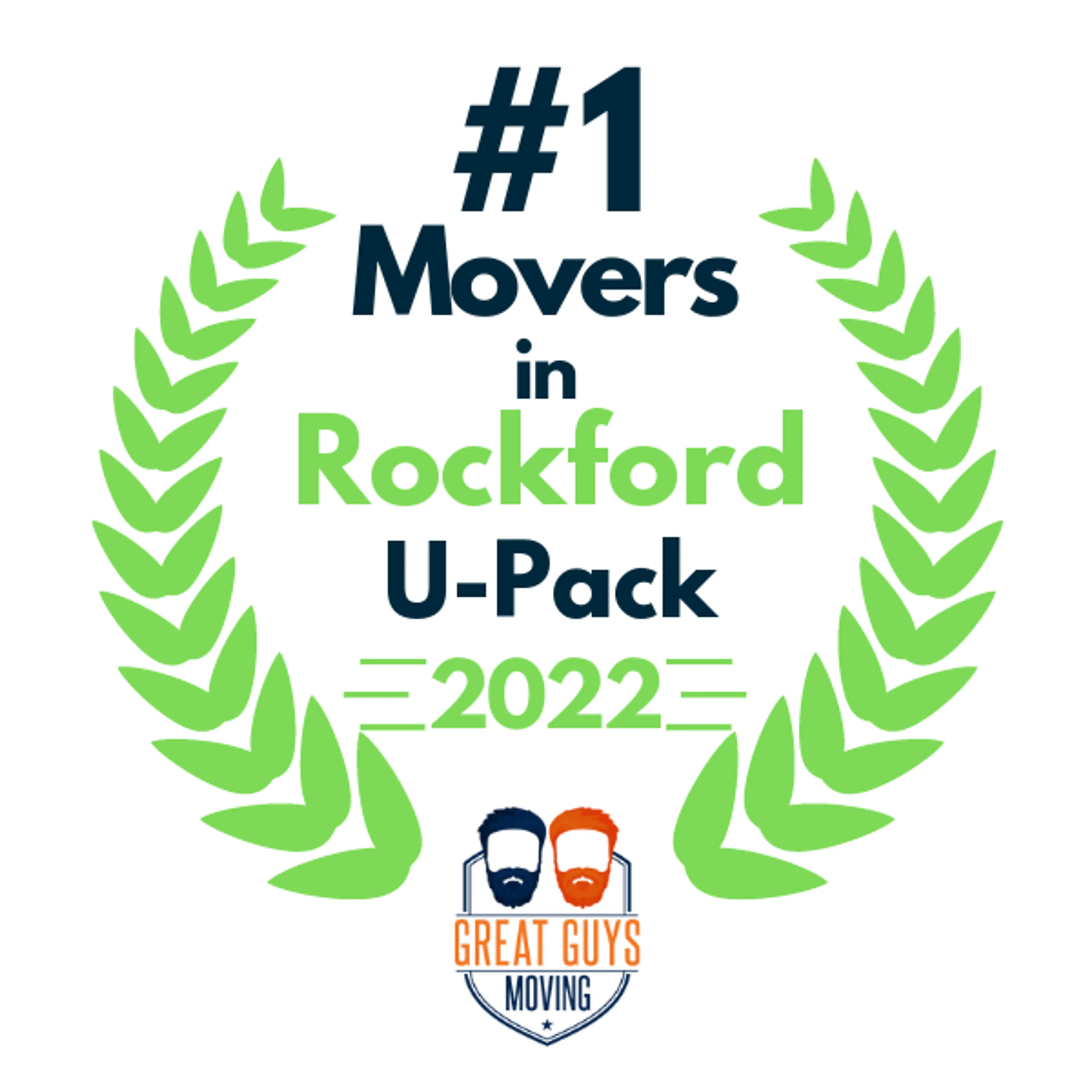 #1 Ranked Movers in Rockford, IL 2022 award