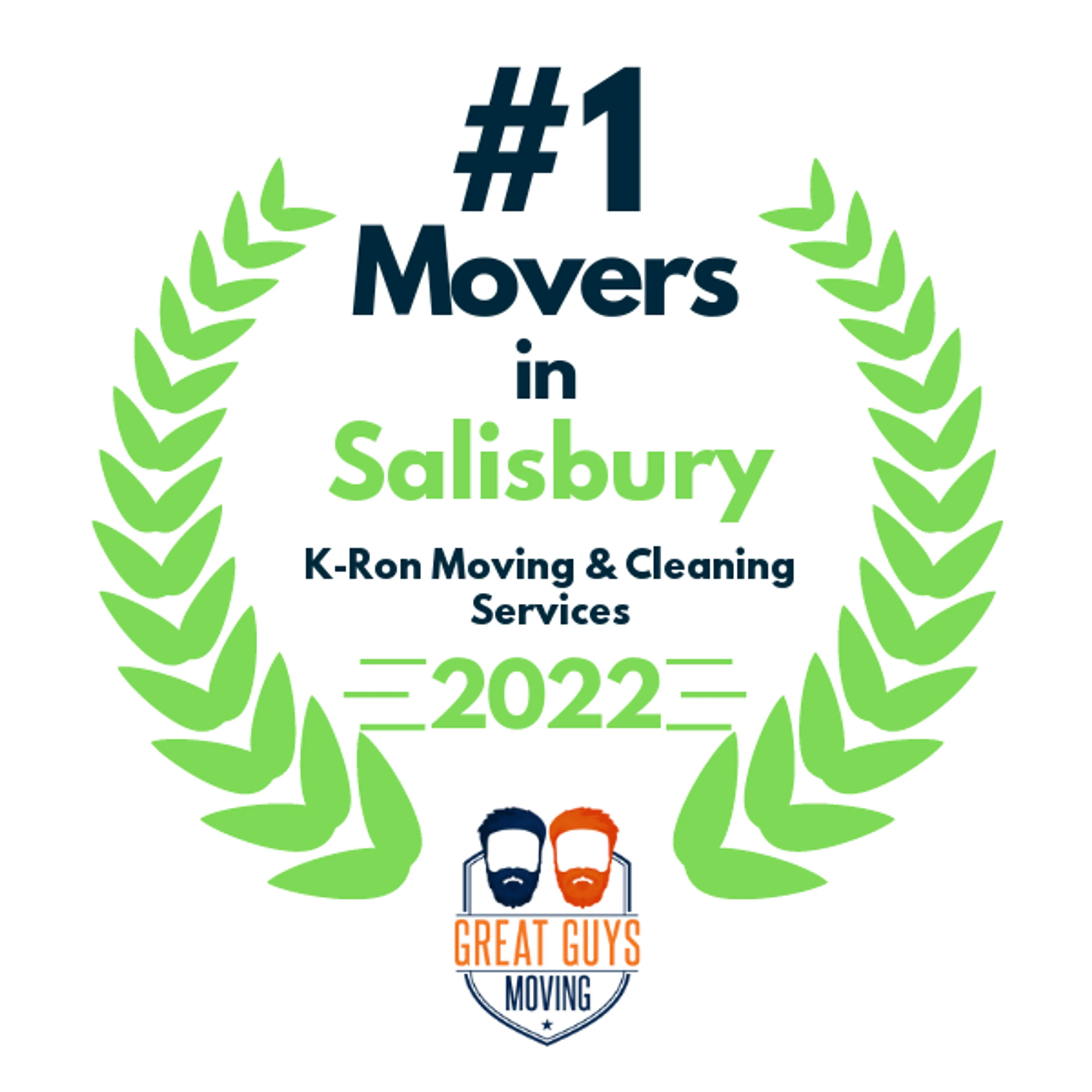 #1 Ranked Movers in Salisbury, MD 2022 award