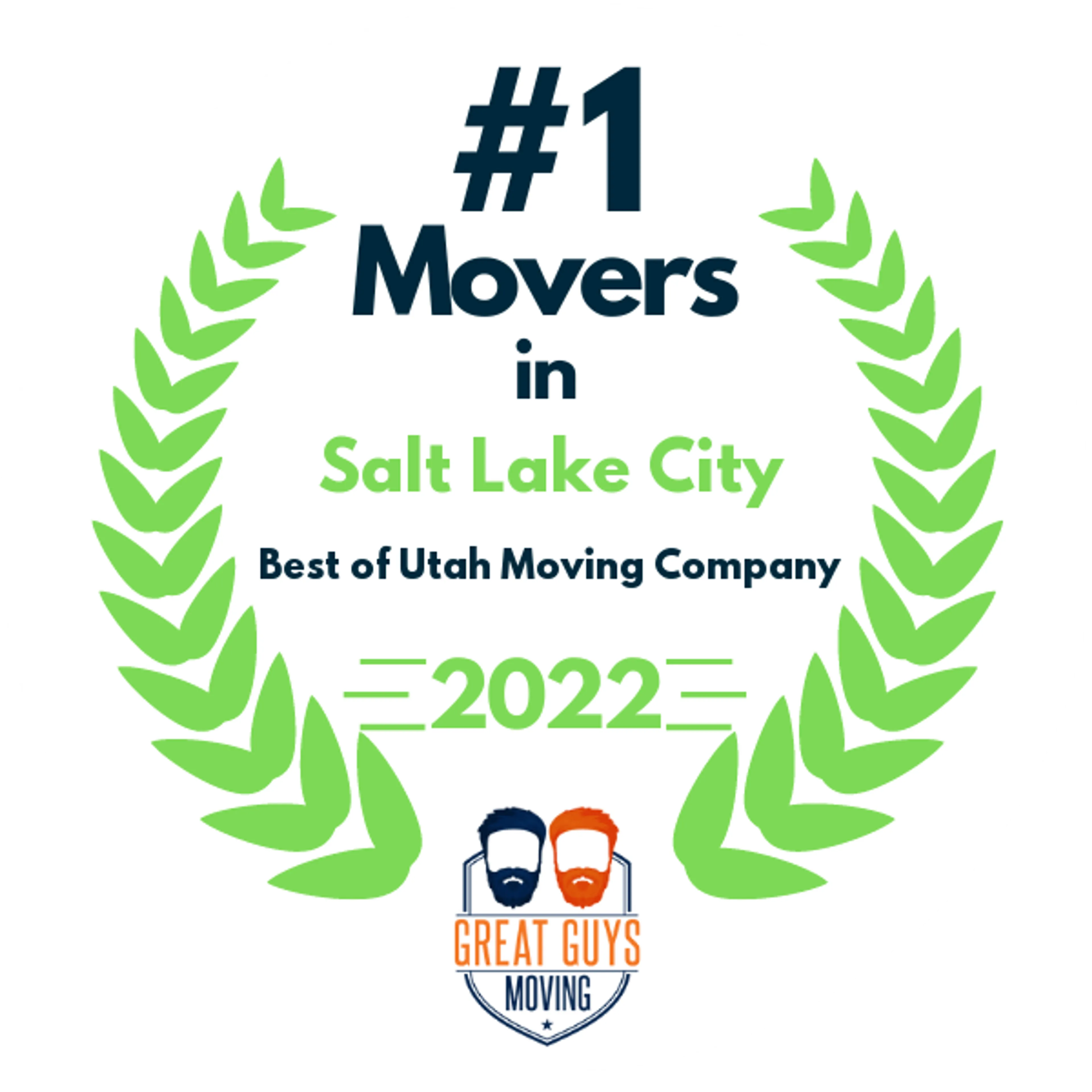 #1 Ranked Movers in West Valley City, UT 2022 award