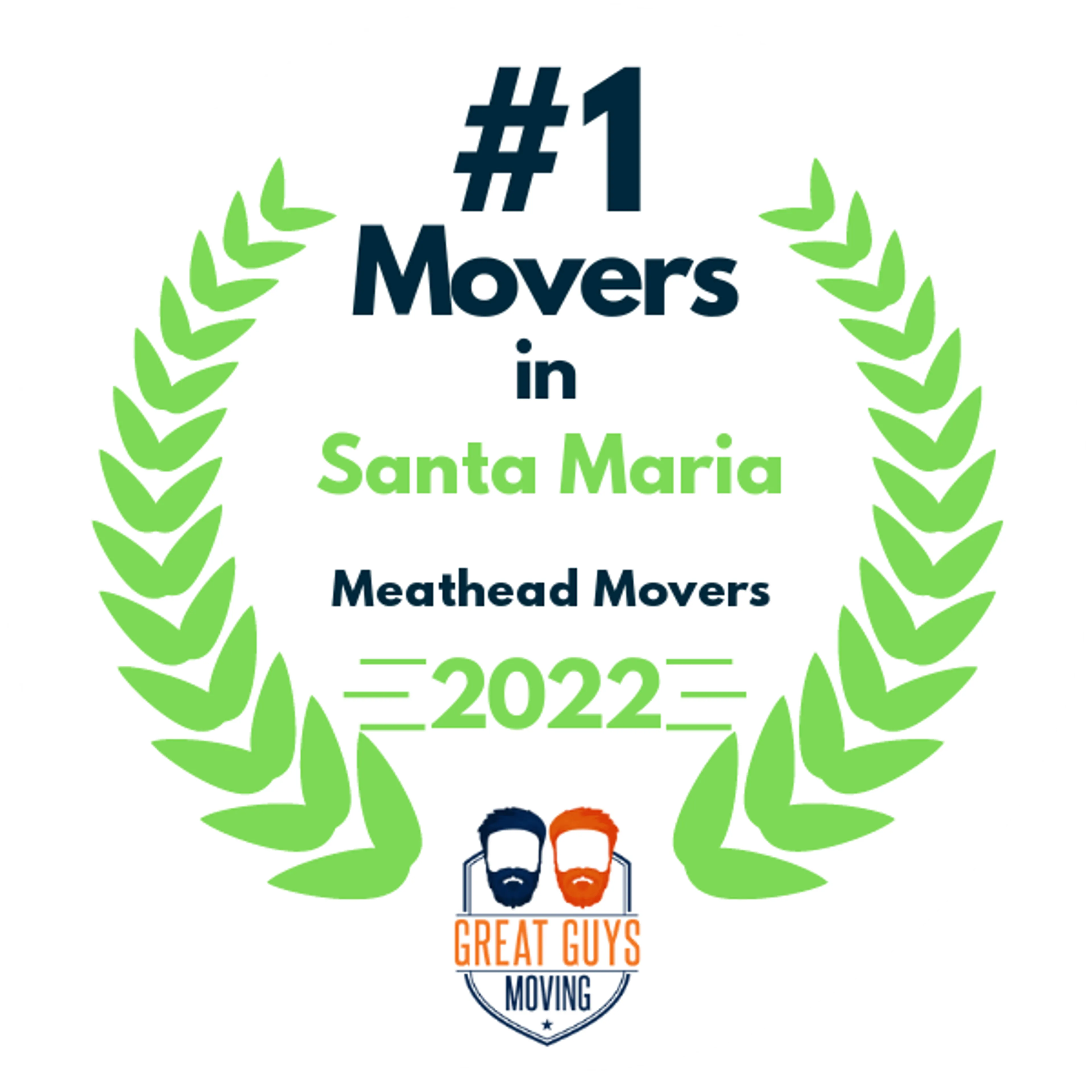 #1 Ranked Movers in Concord, CA 2022 award