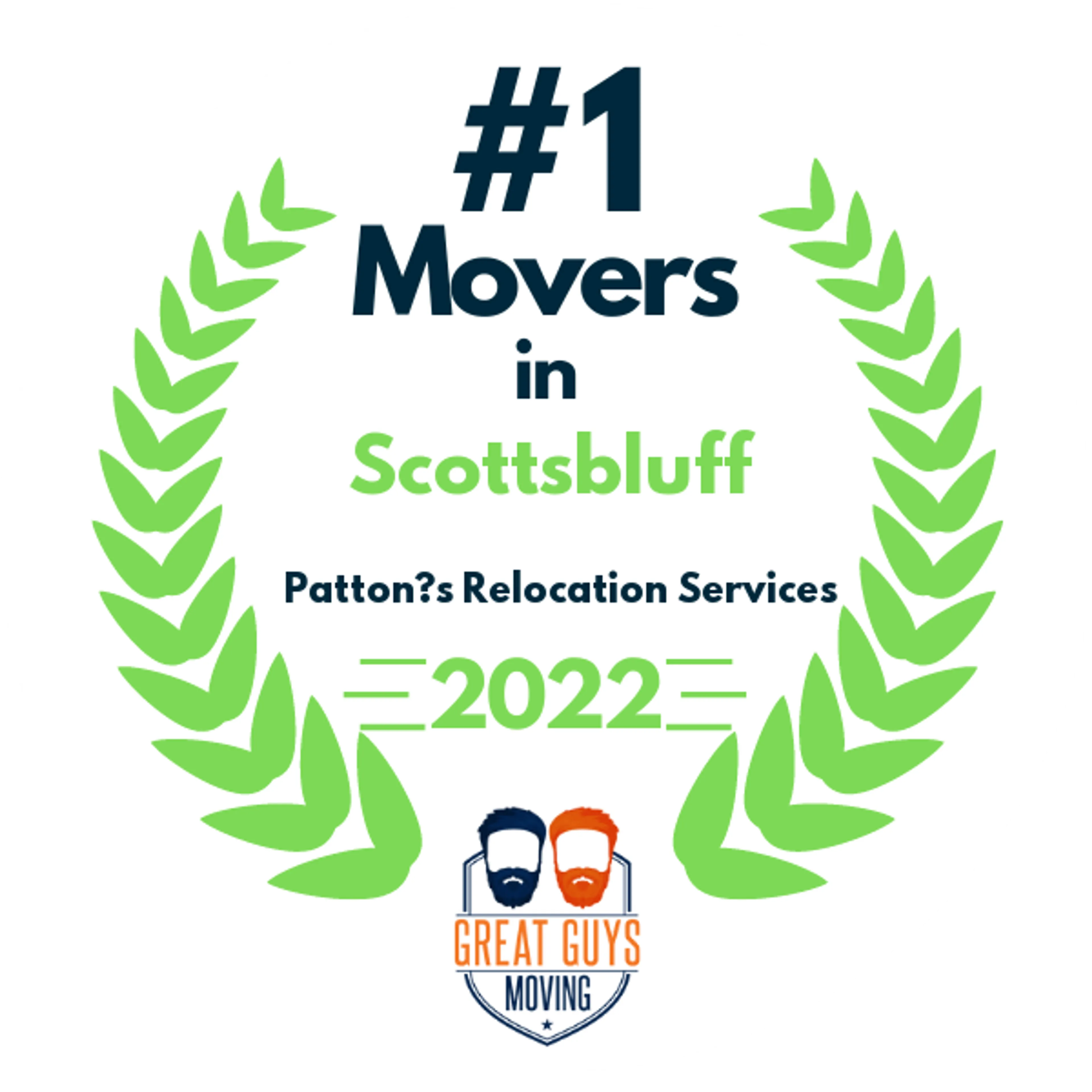 #1 Ranked Movers in Scottsbluff, NE 2022 award