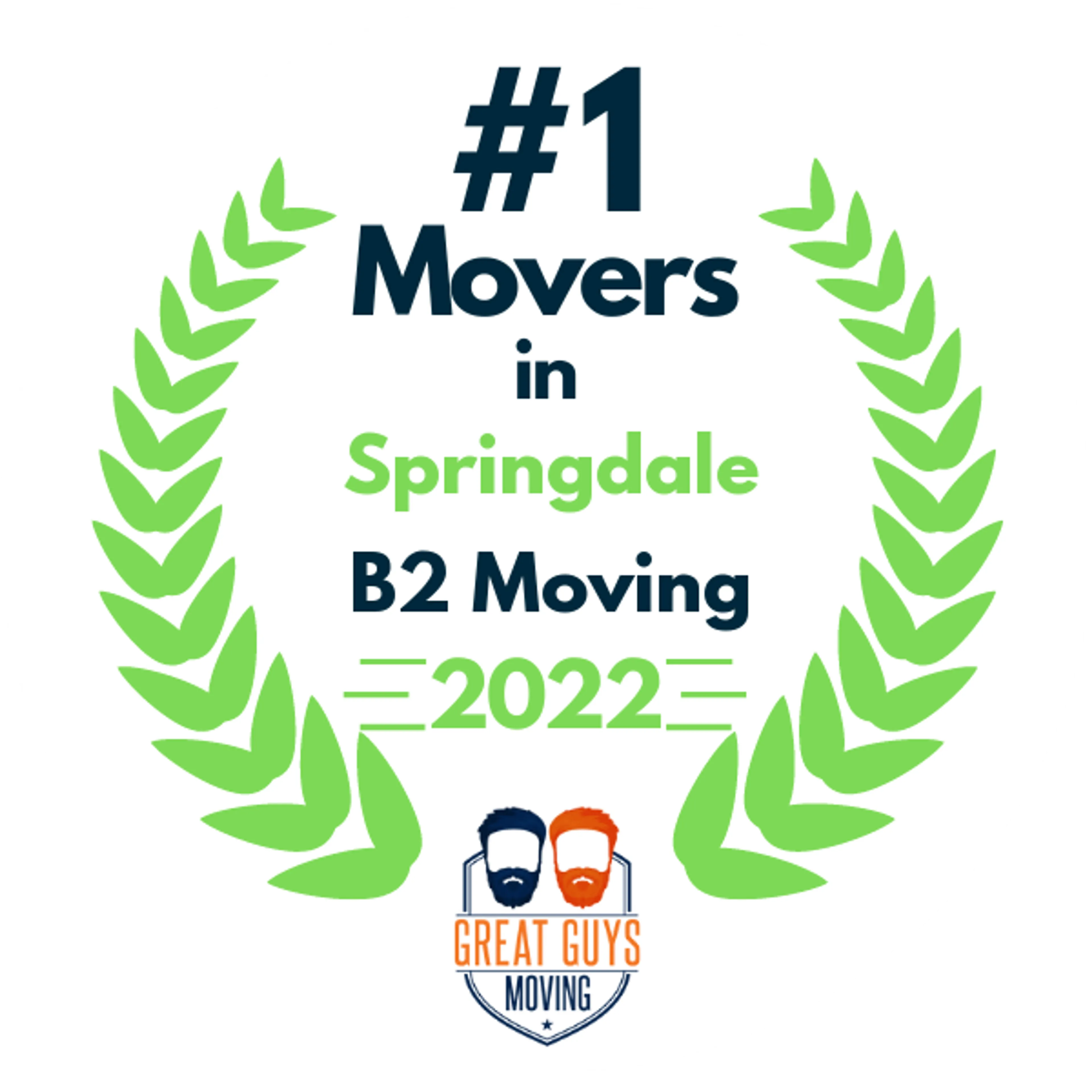 #1 Ranked Movers in Little Rock, AR 2022 award