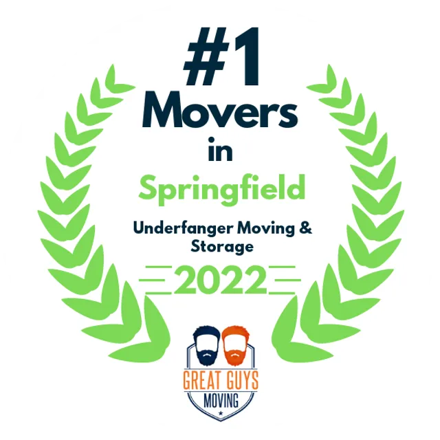 #1 Ranked Movers in Springfield, IL 2022 award