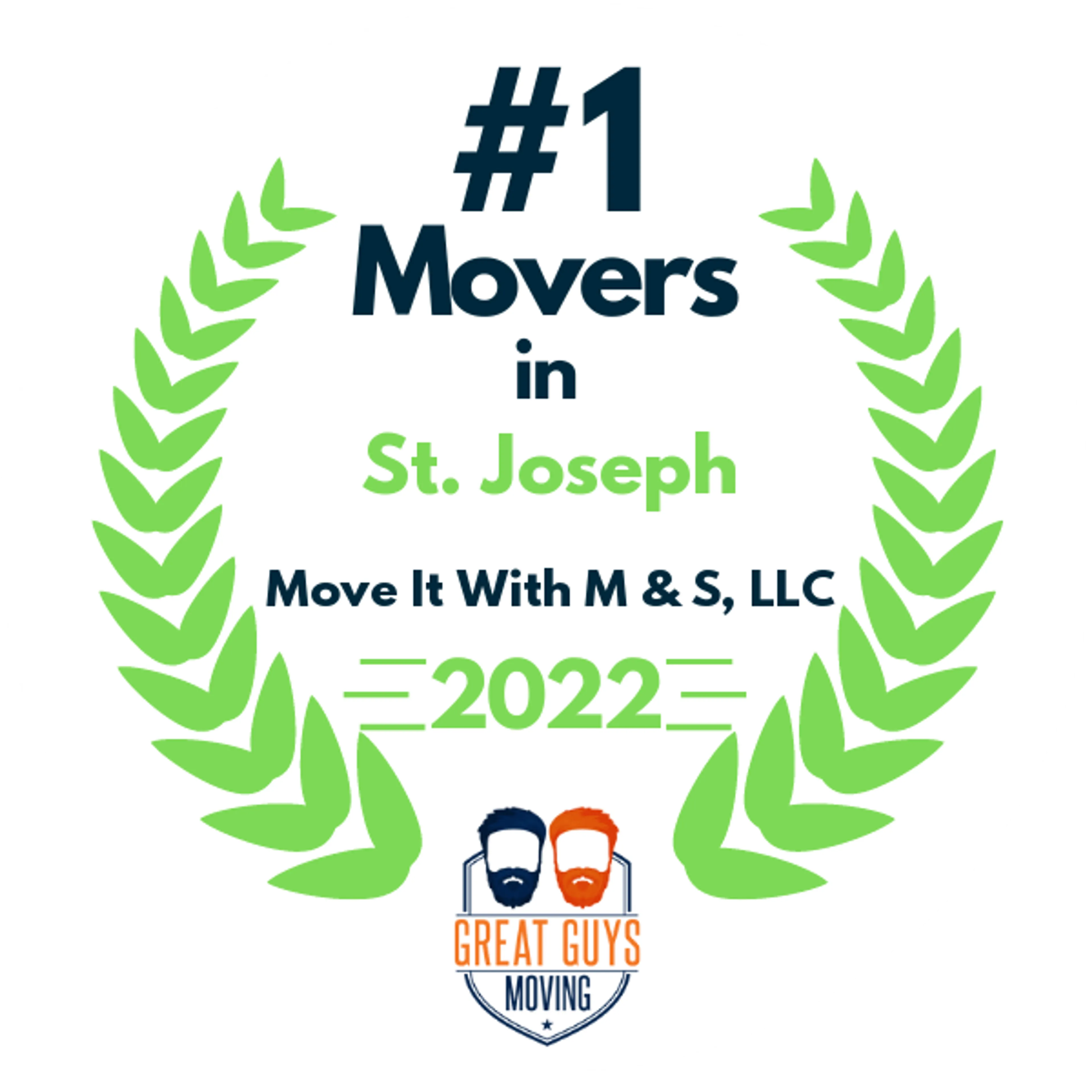 #1 Ranked Movers in St. Joseph, MO 2022 award
